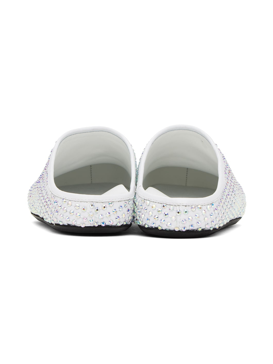 White Fussbett Sabot Slippers - 2