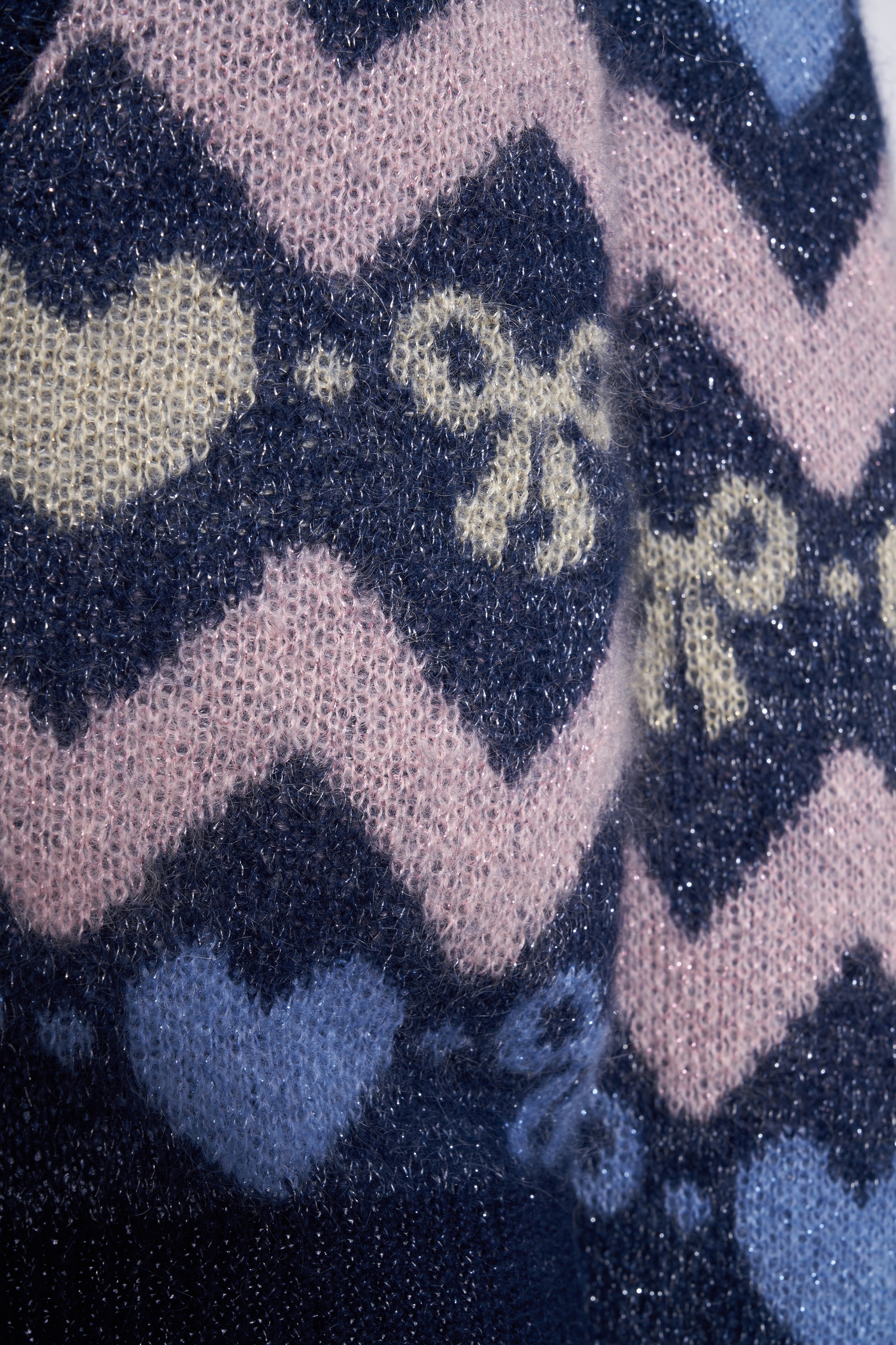 KNITTED MOHAIR CARDIGAN WITH LUREX - 3