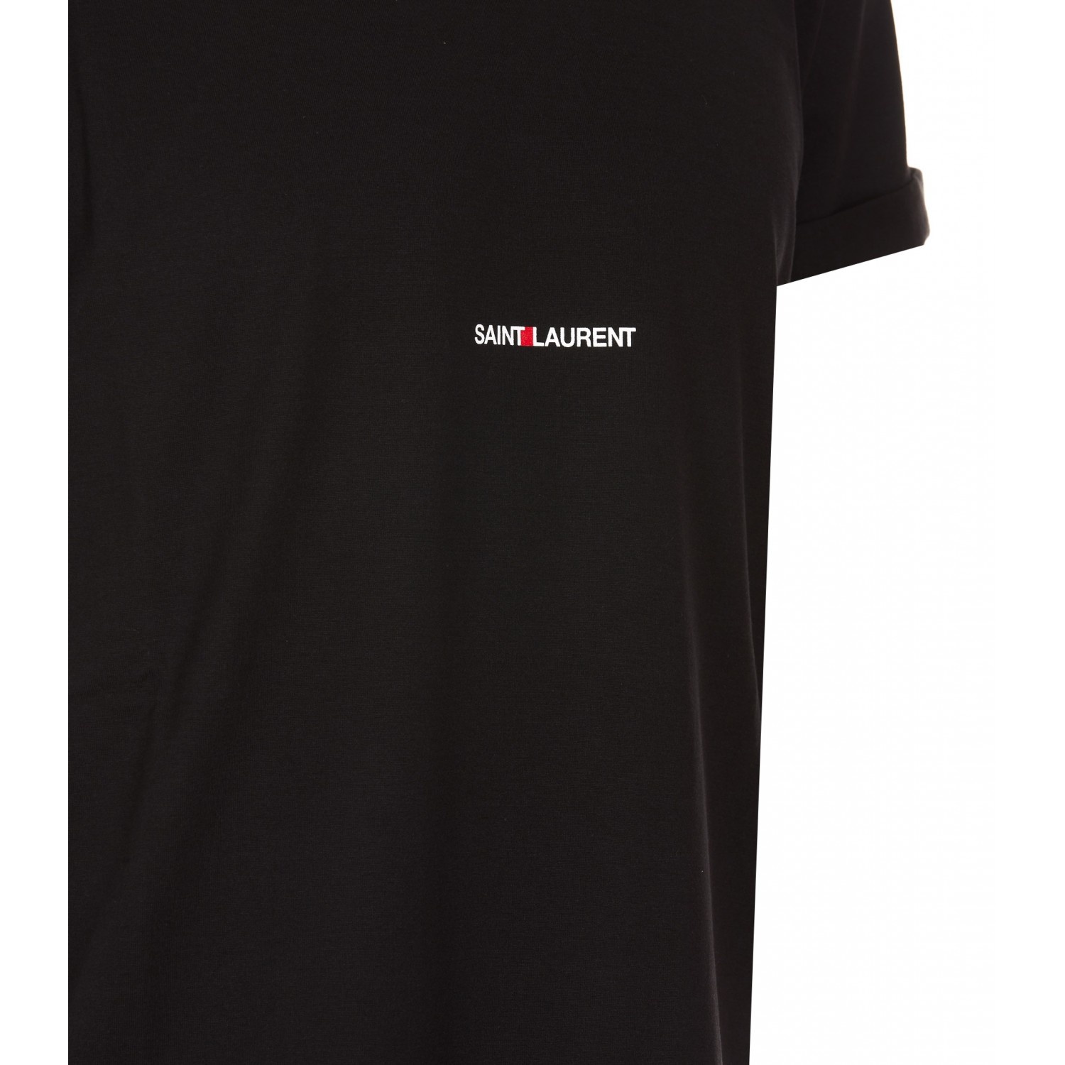 BLACK COTTON T-SHIRT - 3