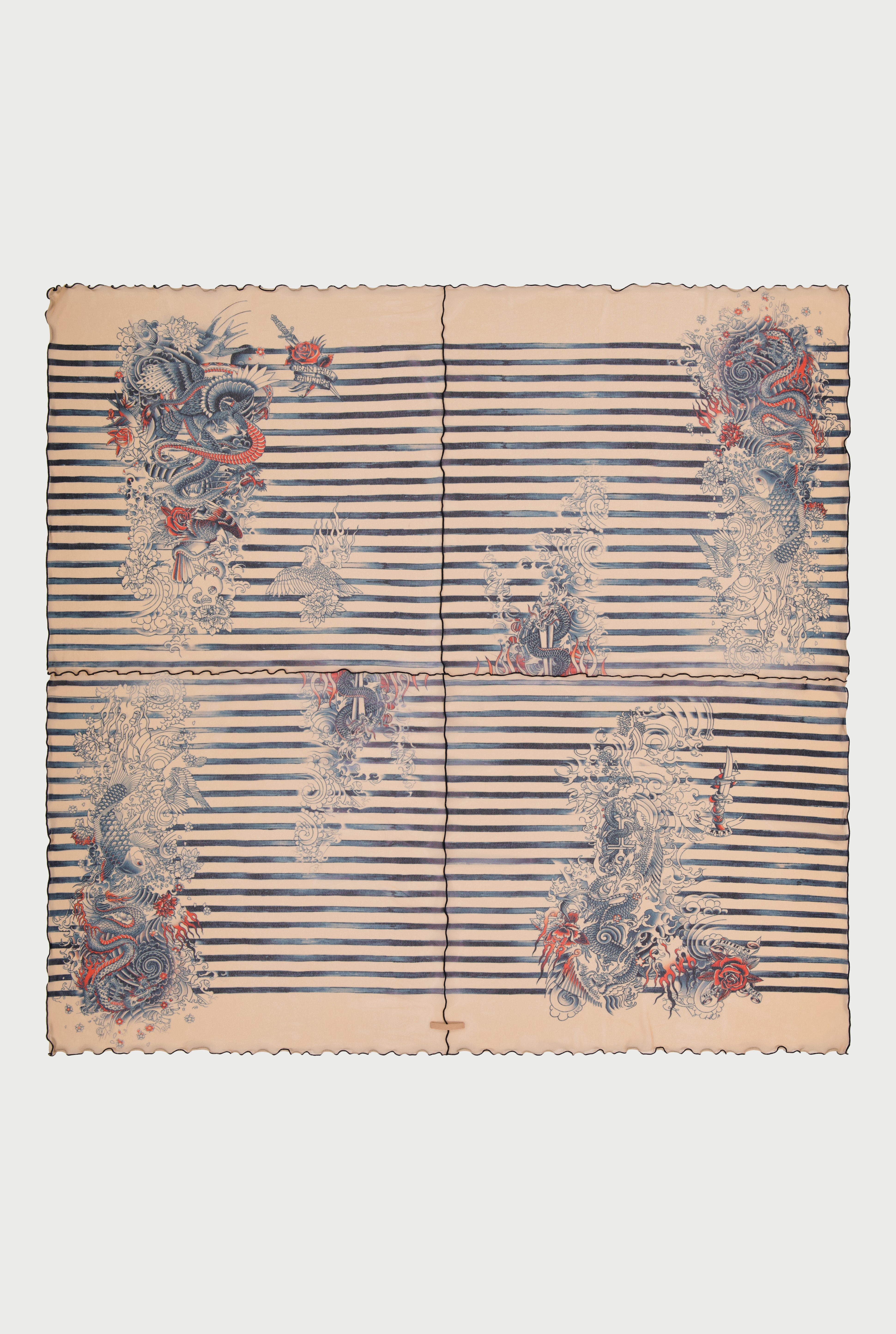 THE NUDE SAILOR TATTOO SARONG - 6