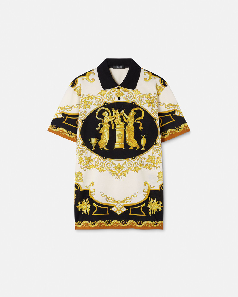 Printed Cotton Piqué Polo 1