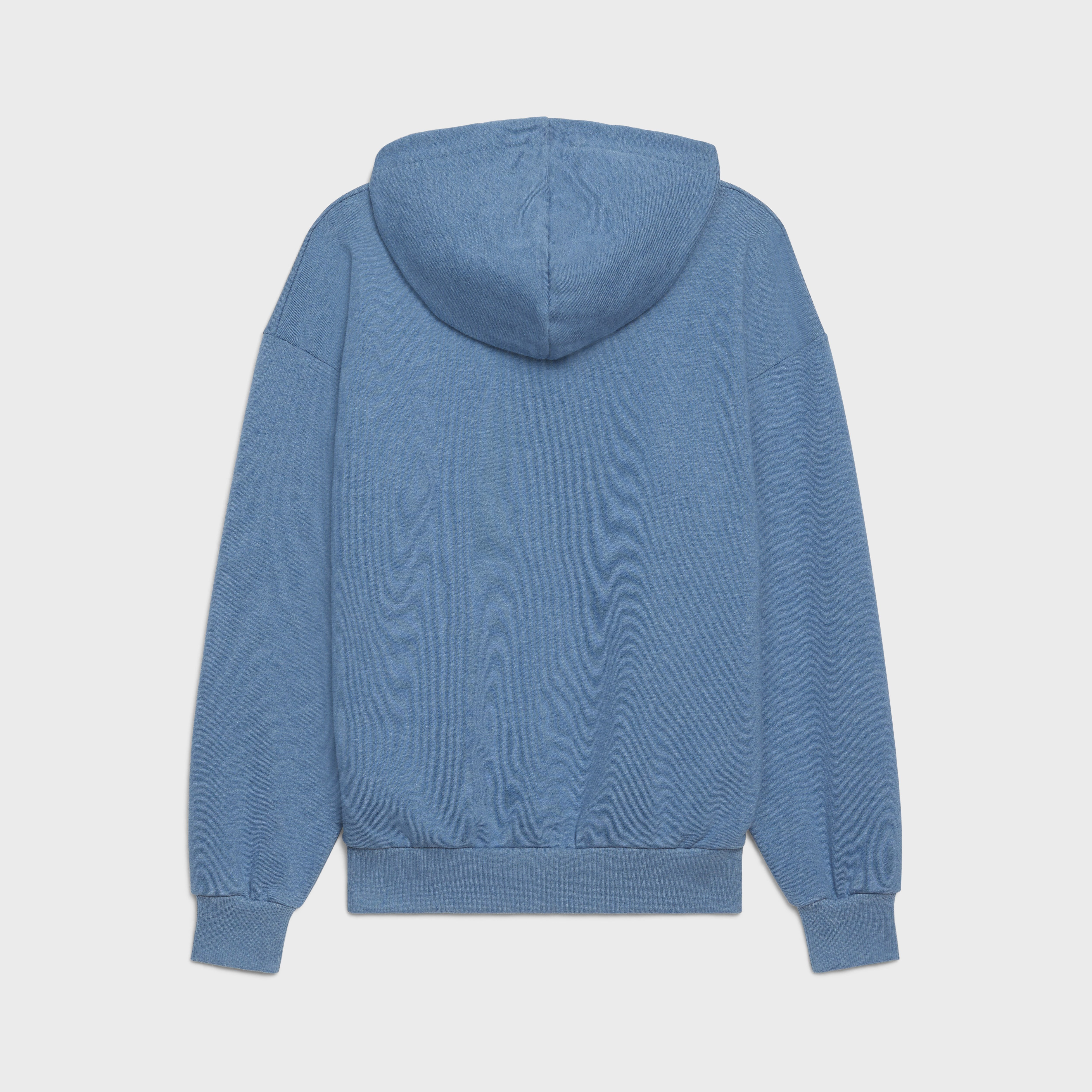 CELINE LOOSE COTTON FLEECE HOODIE - 2