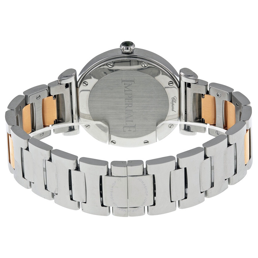 Chopard Imperiale Green Dial Stainless Steel and 18kt Rose Gold Ladies Watch 388532-6007 - 3