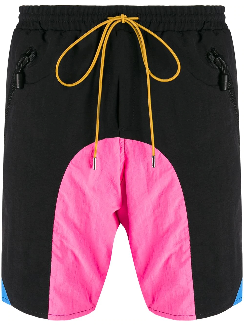 contrast panel swim shorts - 1