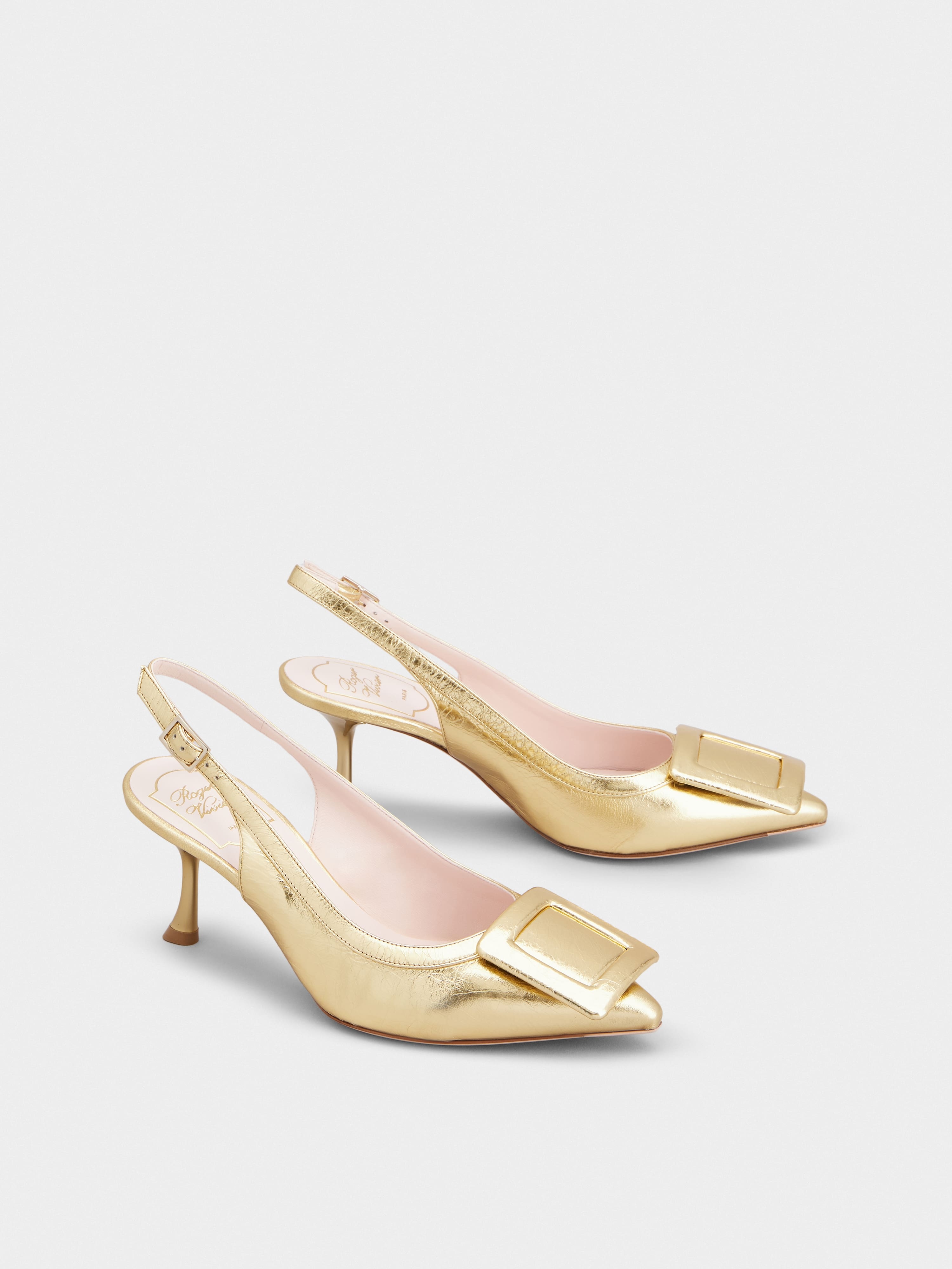 Viv' in The City Slingback Pumps in leather - 2