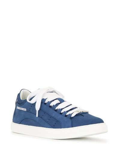 DSQUARED2 logo lace-up low-top sneakers outlook