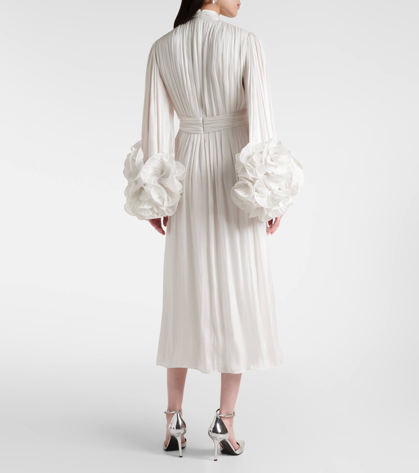 Ruffled pleated gown - 3
