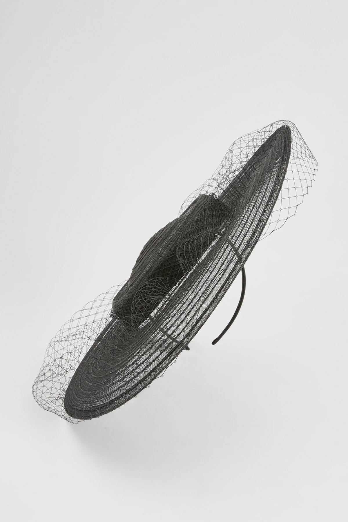 Tulle Trimmed Fascinator - 1