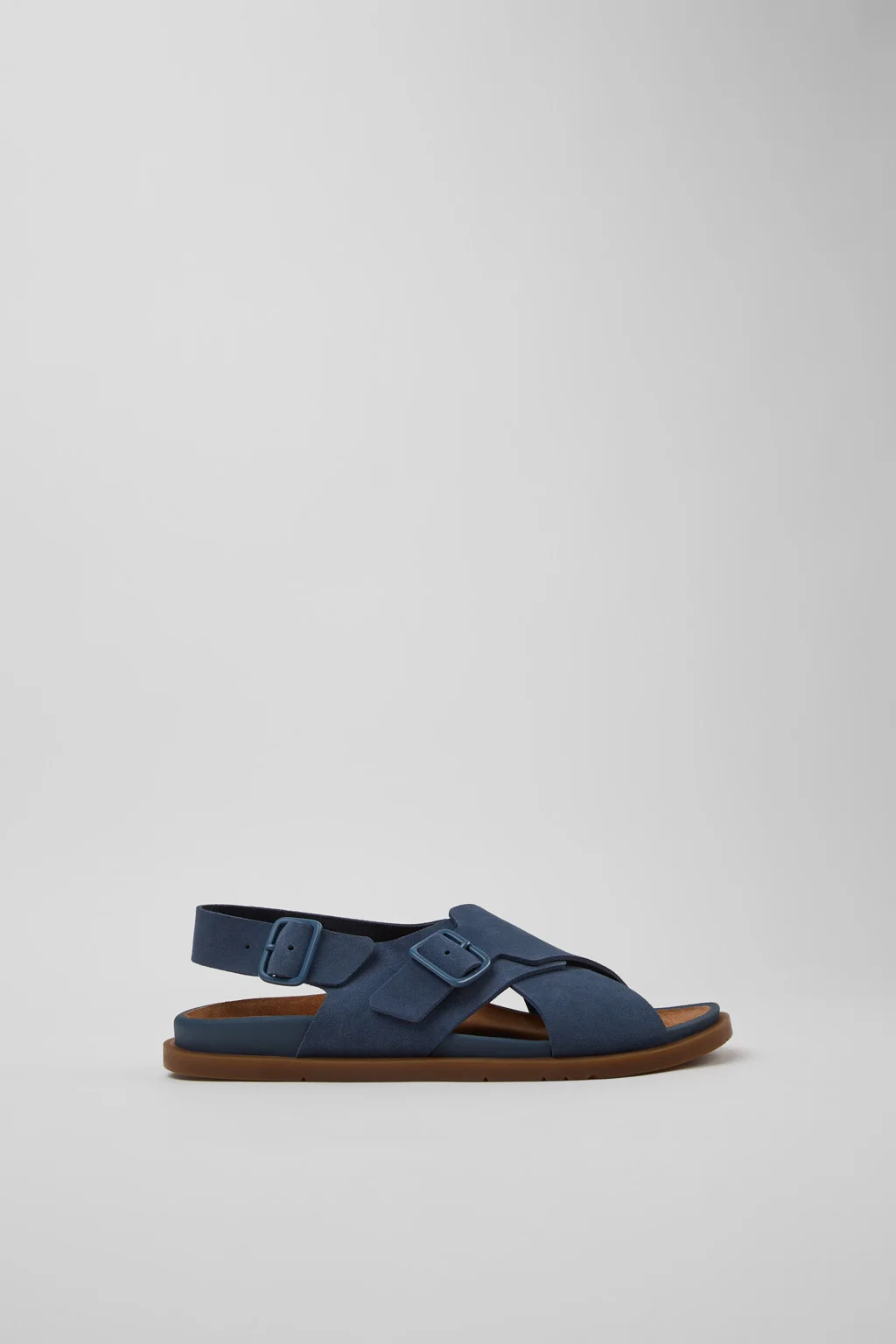 Blue Suede Sandals for Women. - 1