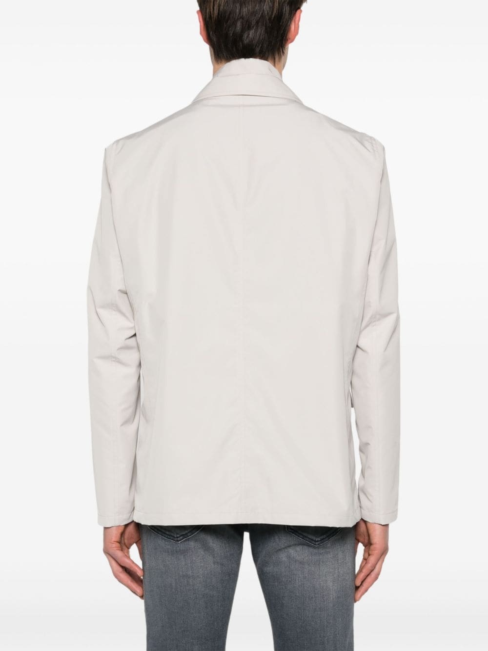 layered-design blazer - 4
