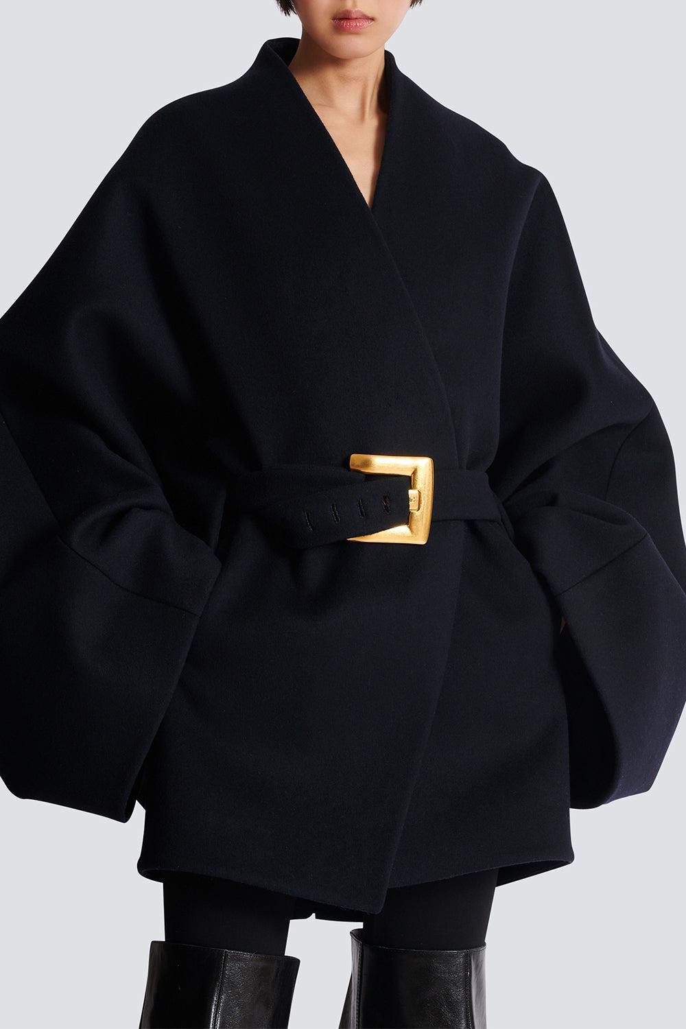 Belted Wrap Coat - 3