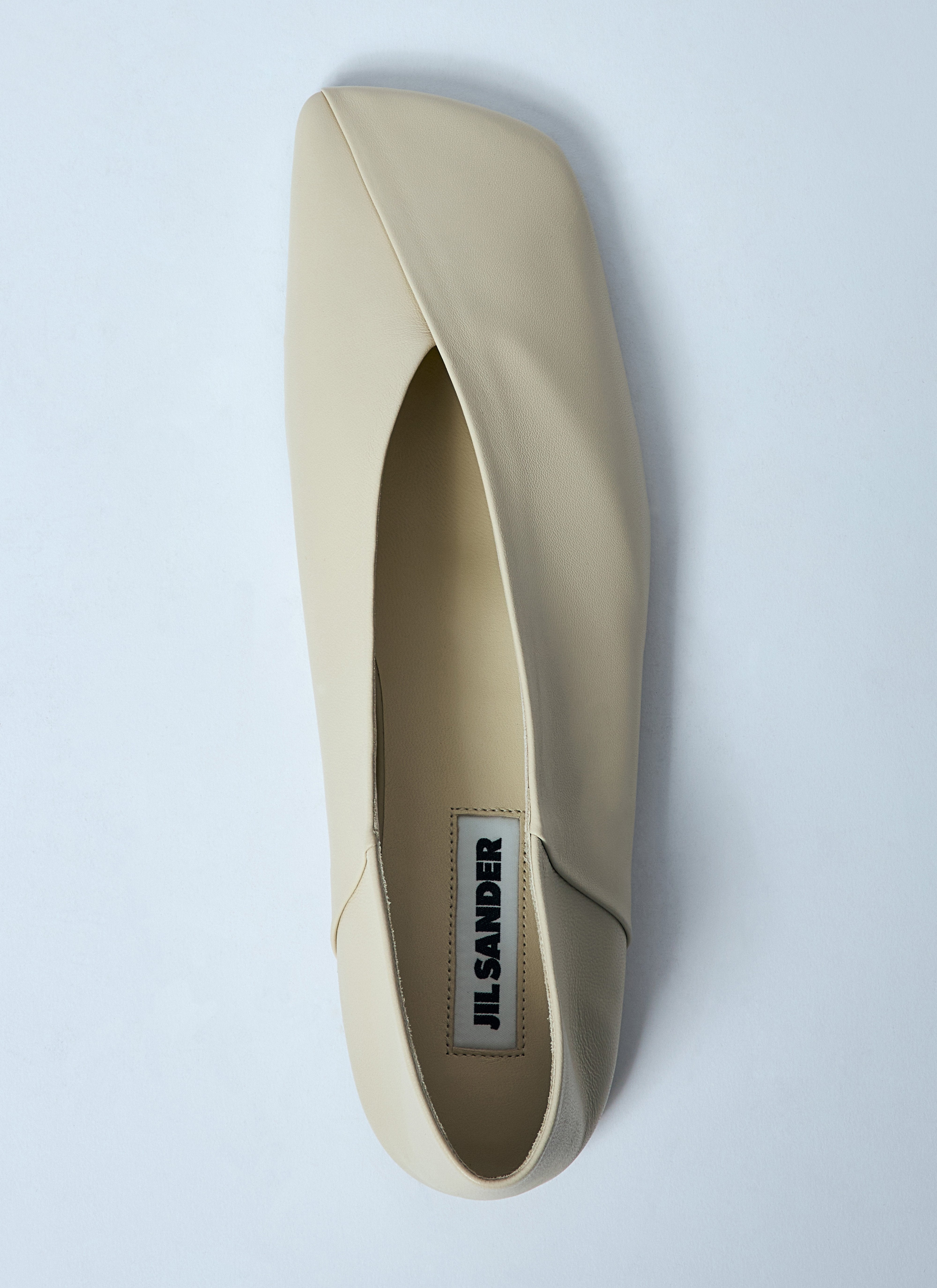 Jil Sander Women Leather Ballerina Flats - 5