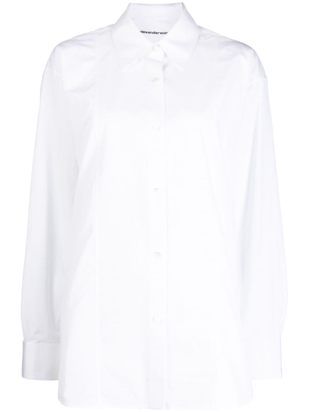 long-sleeve cotton shirt - 1