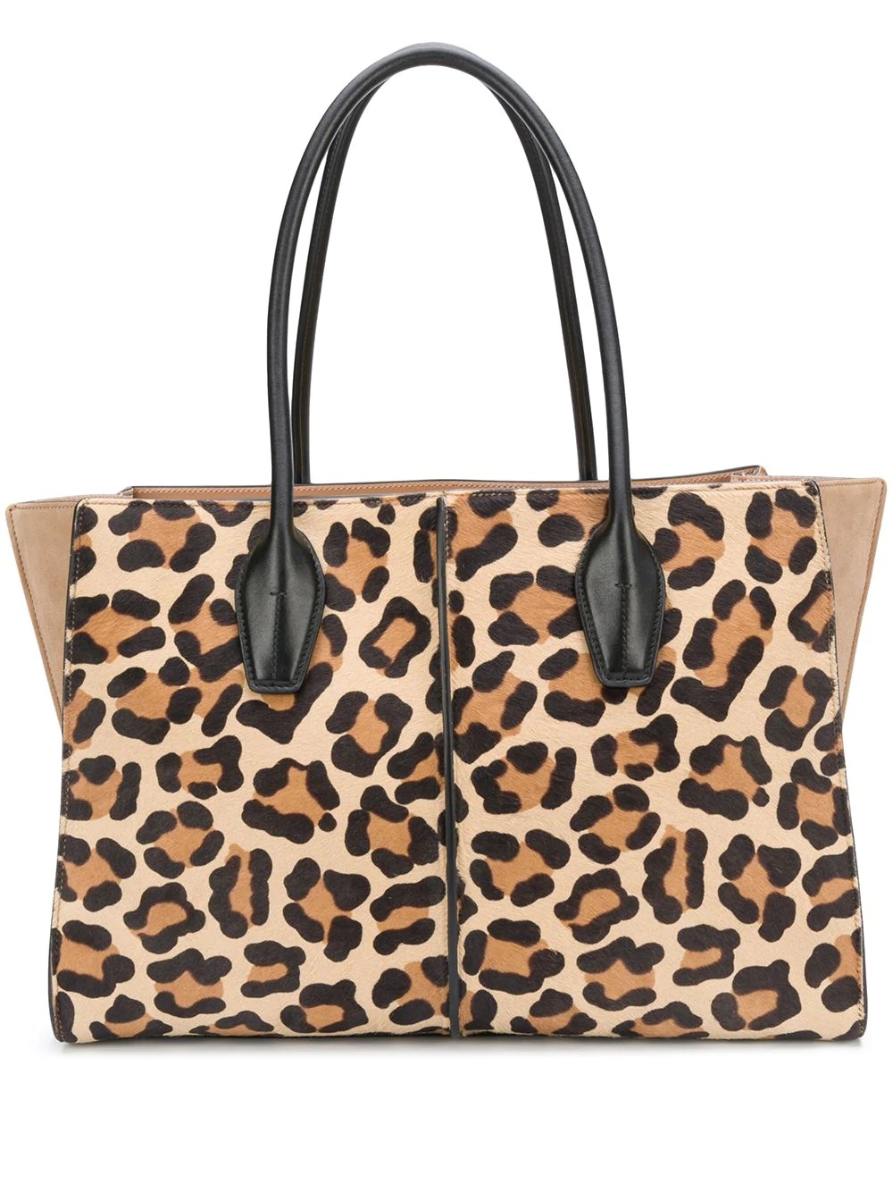 leopard print tote bag - 1