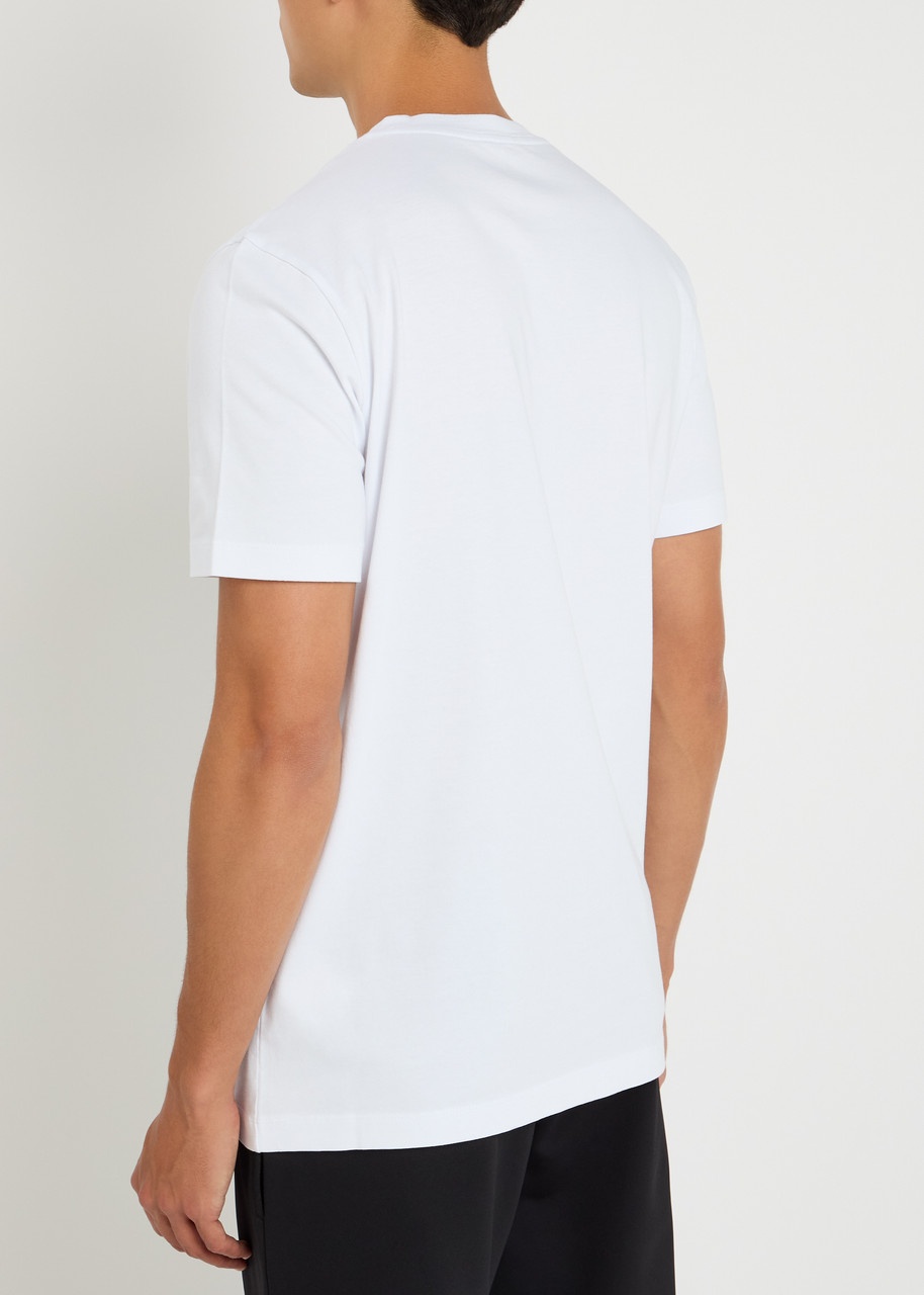 Moncler Logo Badge Cotton T-shirt - 3