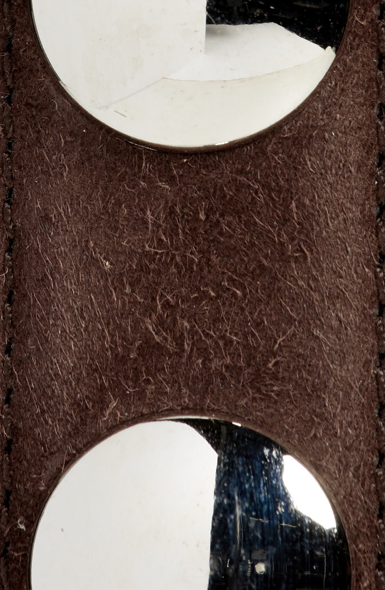 Khaite Benny Studded Suede Belt in Coffee 899 at Nordstrom - 2
