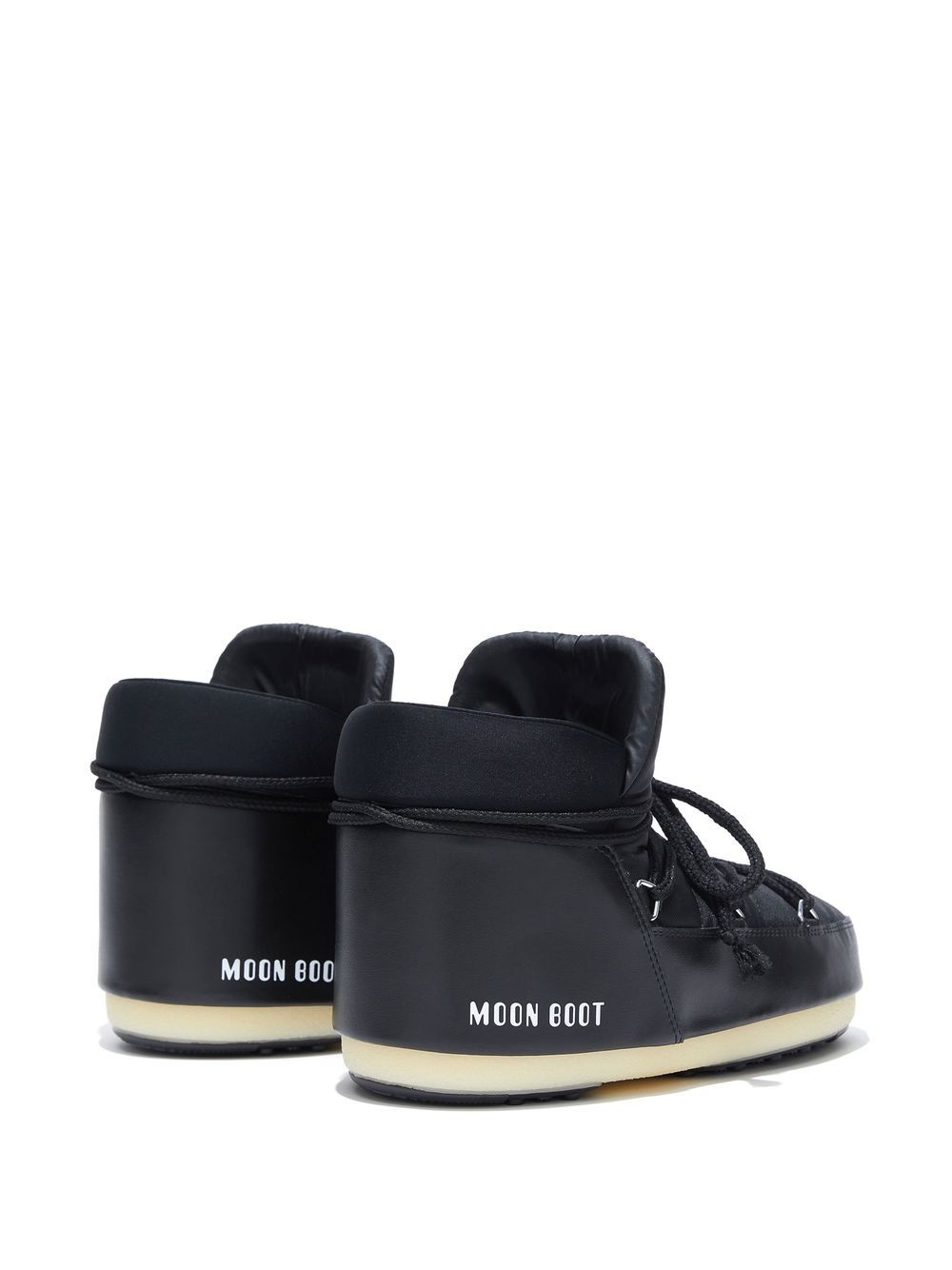 logo-print padded ankle boots - 3