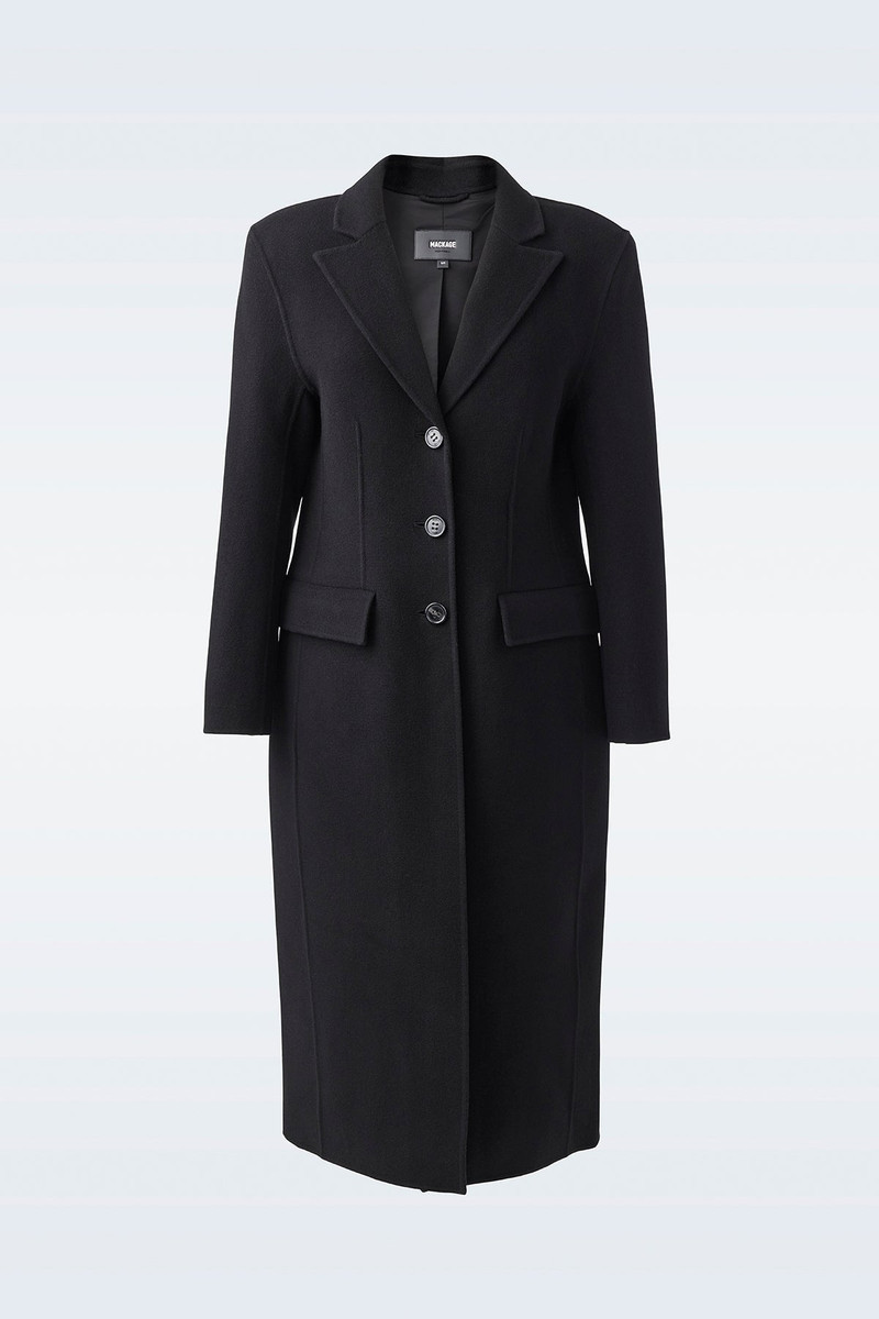 RUTH Double-face wool long coat 1