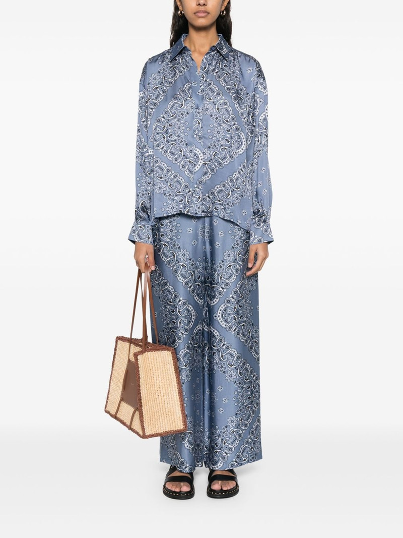 maje floral-print shirt outlook