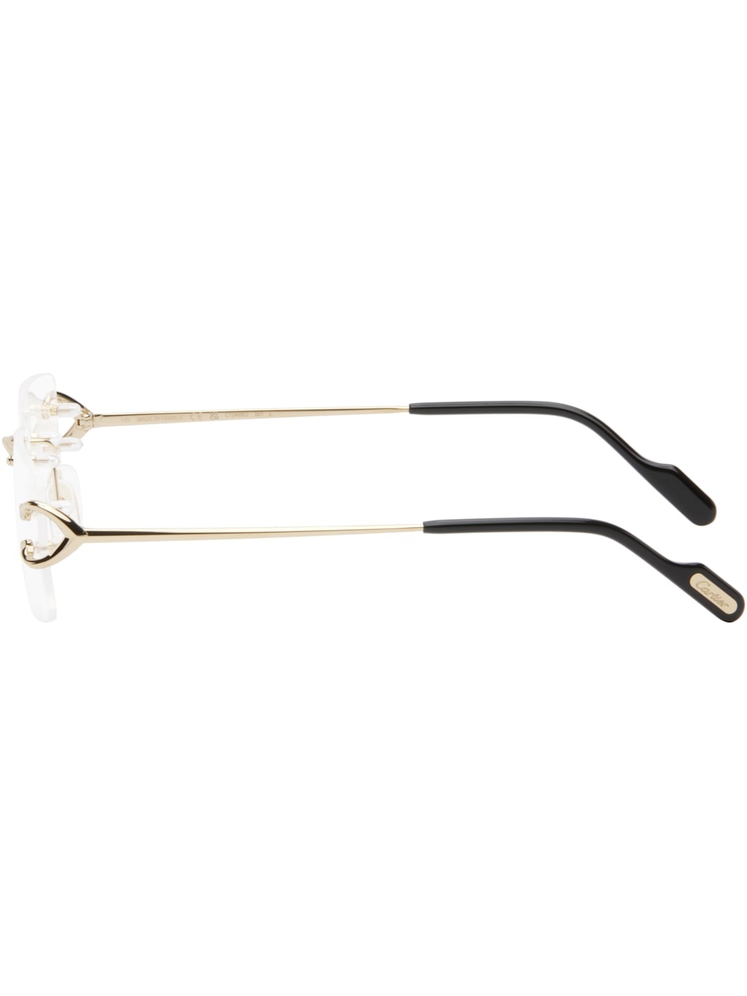 Gold 'Signature C de Cartier' Glasses - 3