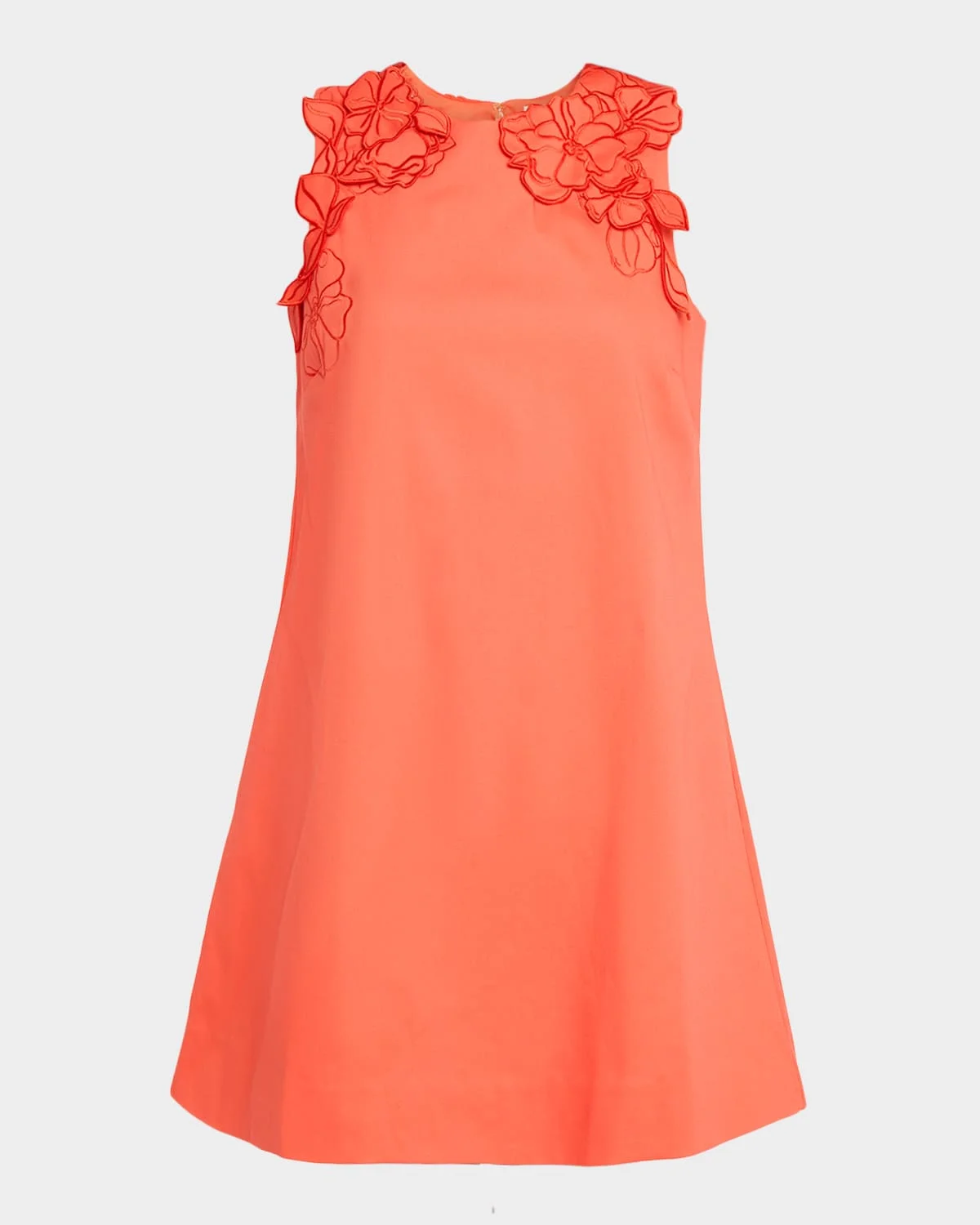 Juniper Floral Applique Mini Shift Dress - 1