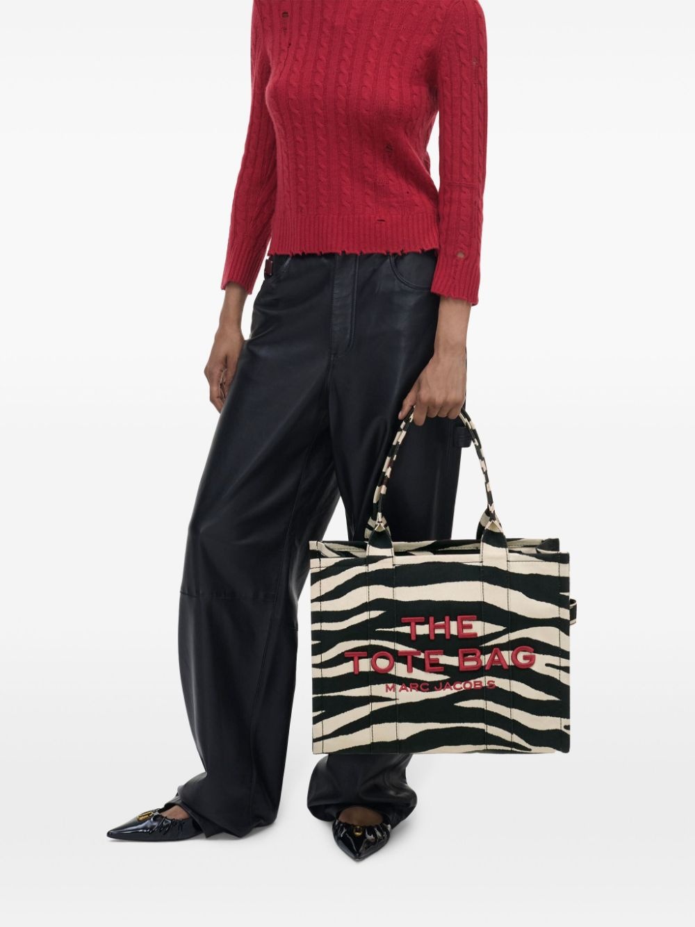 Zebra-print tote bag - 3