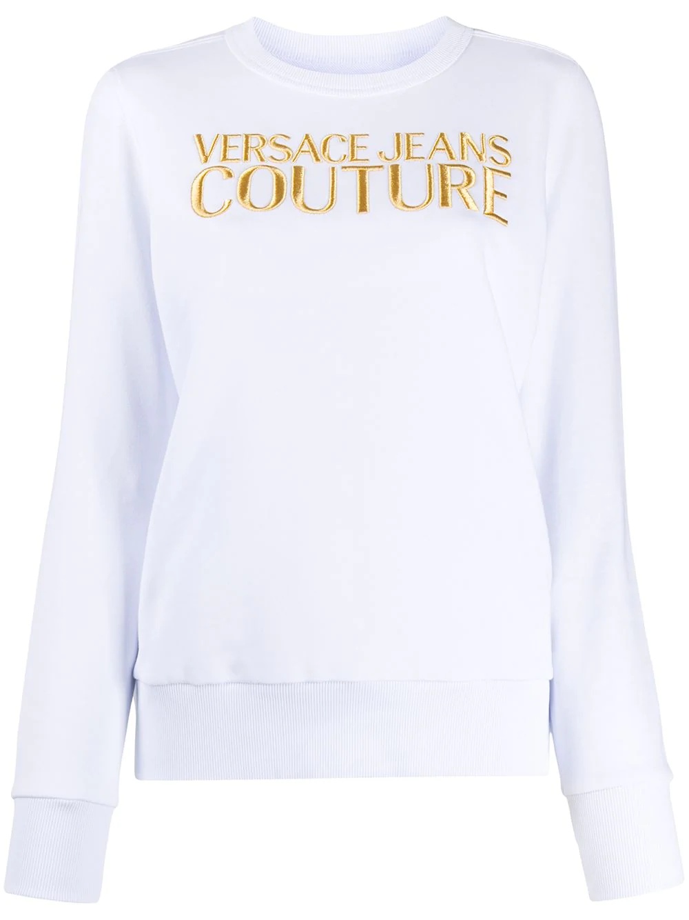 embroidered logo sweatshirt - 1