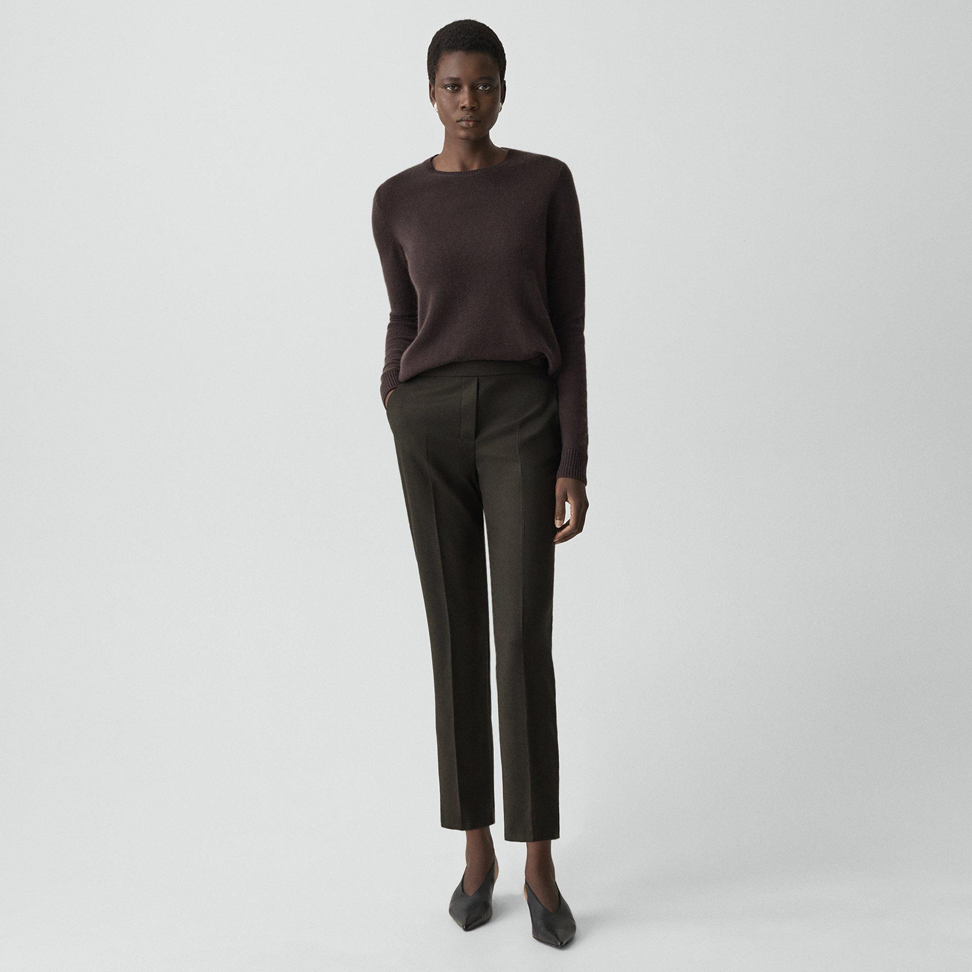 Treeca Pull-On Pant in Sleek Flannel - 2