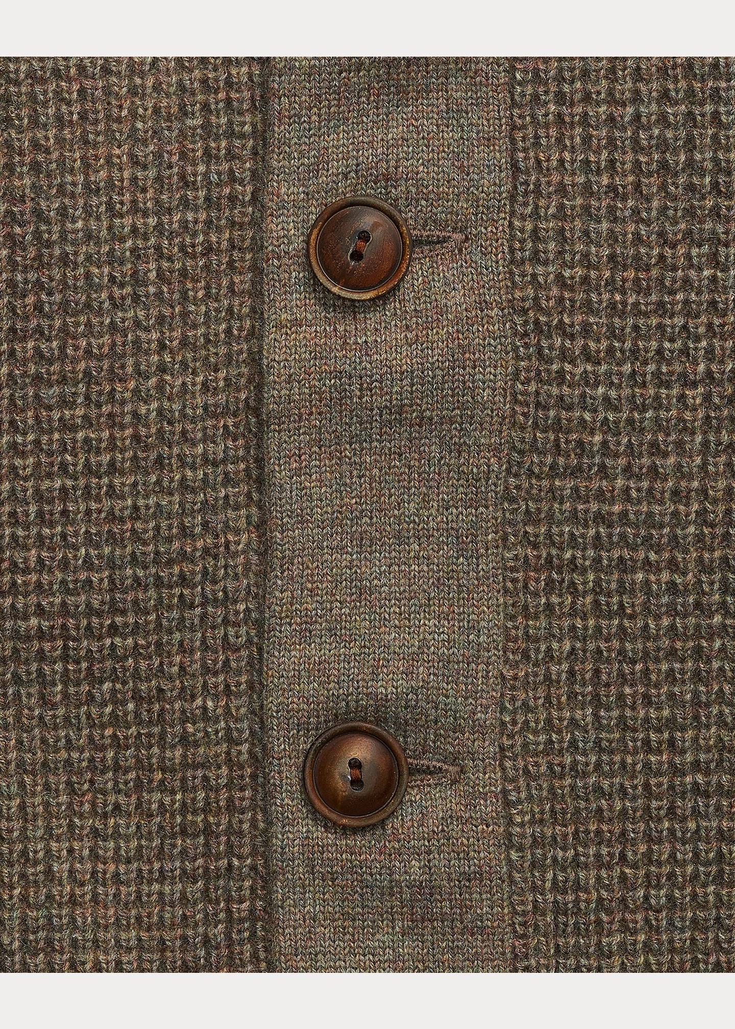 Waffle Cashmere Shawl-Collar Cardigan - 4