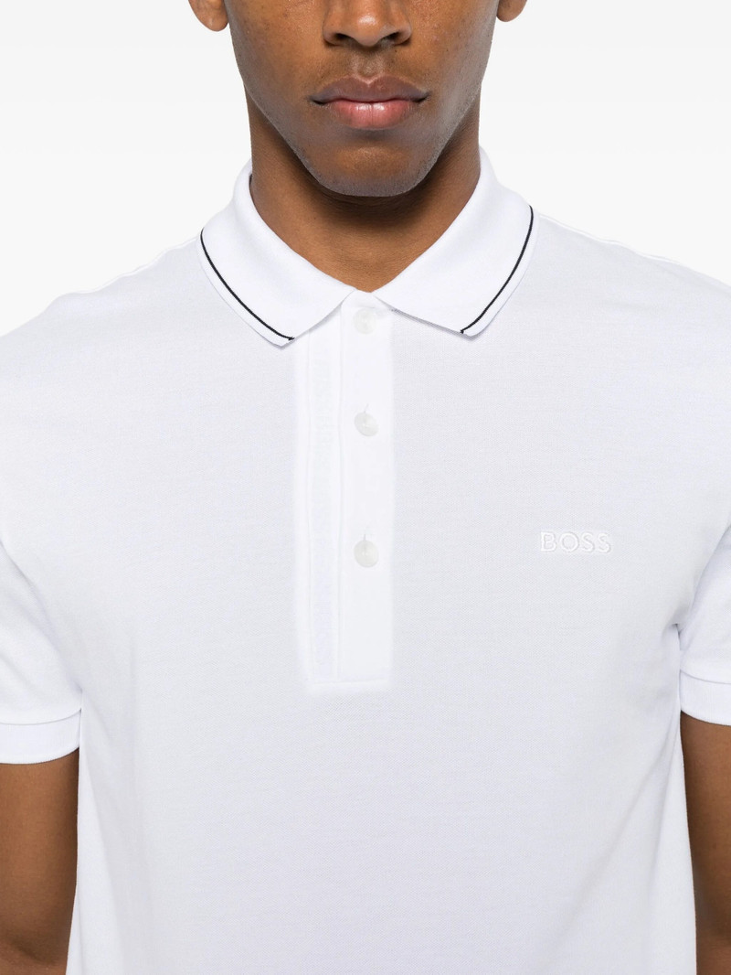 BOSS Boss Piped Polo Shirt outlook