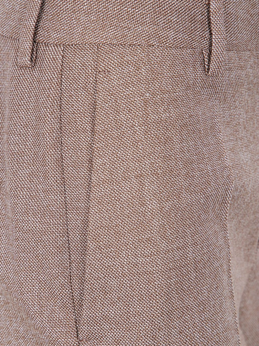 textured wool tailored trousers - 3