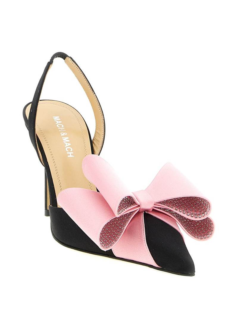 MACH & MACH Le Cadeau bow-detail pointed pumps outlook