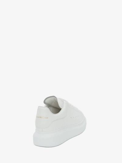 Alexander McQueen Women's Oversized Sneaker in White outlook