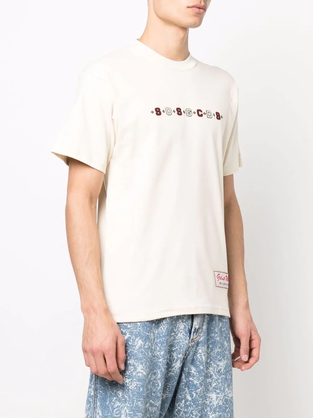 SOS embroidered logo T-shirt - 3