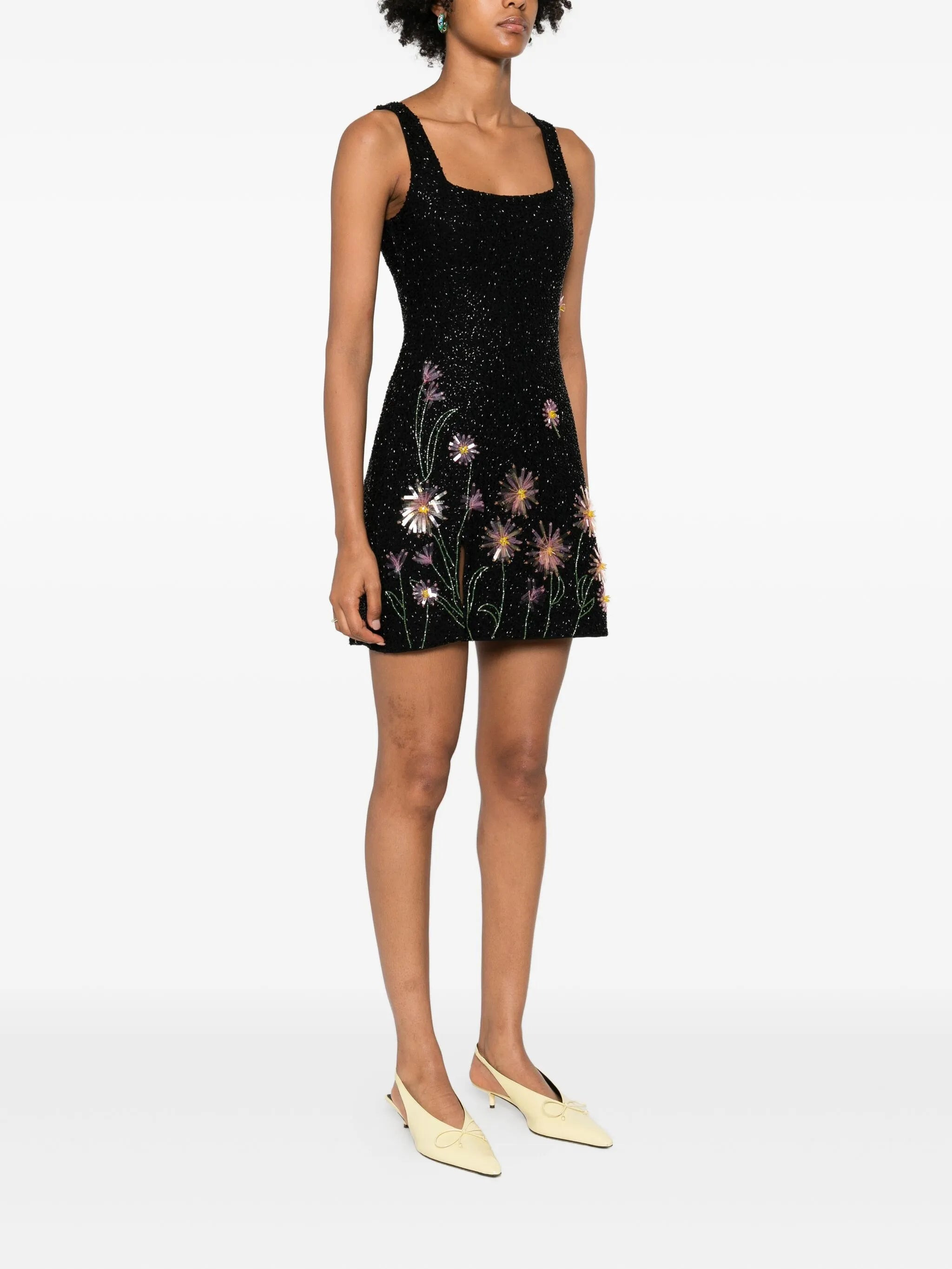 Staud Le Sable Tidal-wave Sequin Mini Dress - 2