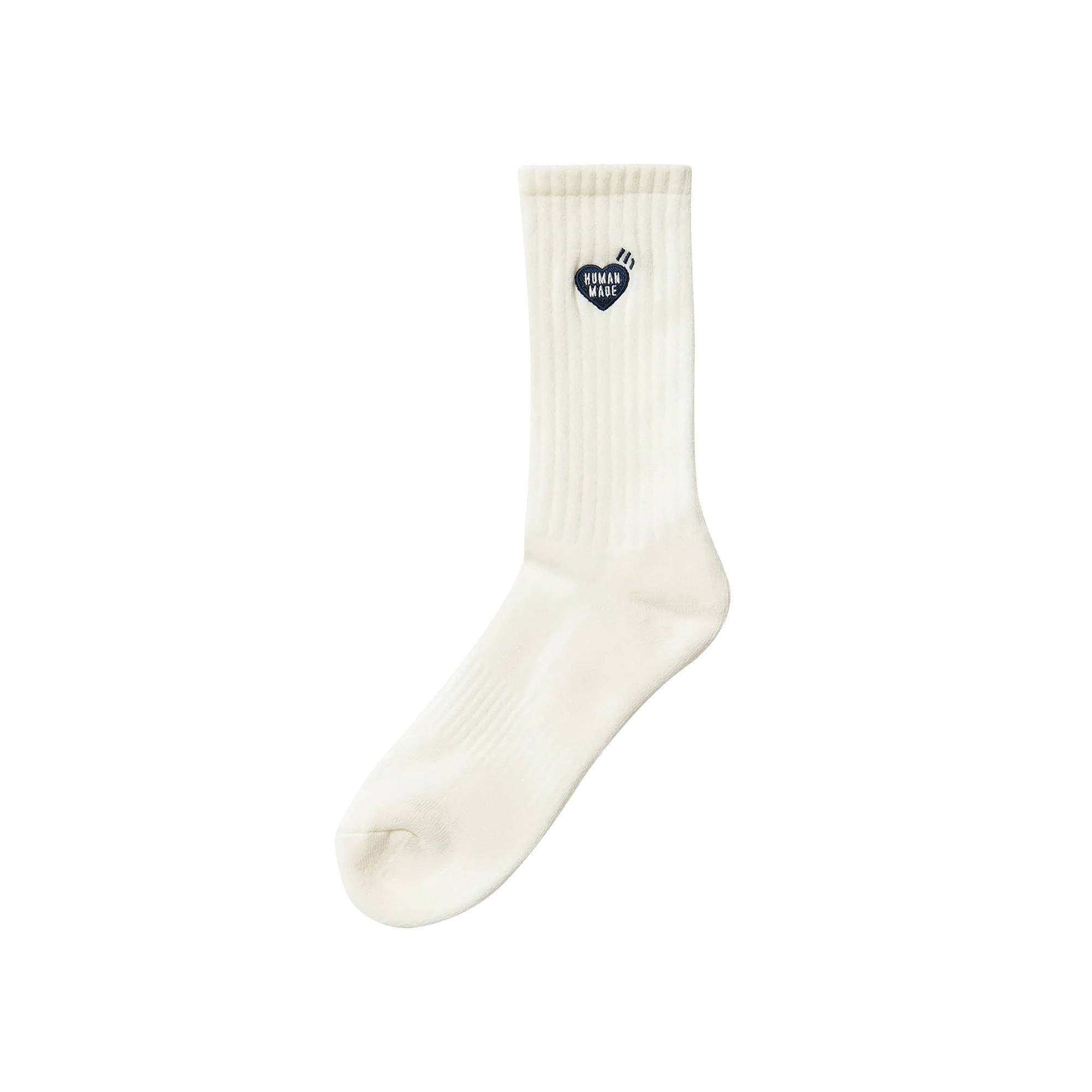 Human Made Pile Socks 'White' - 1