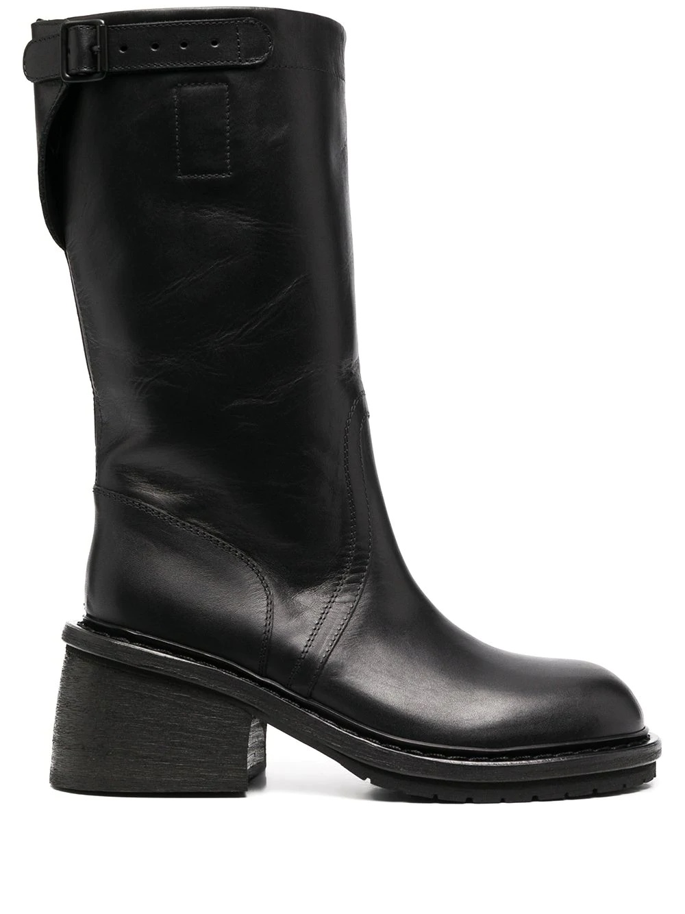 block heel calf-length boots - 1