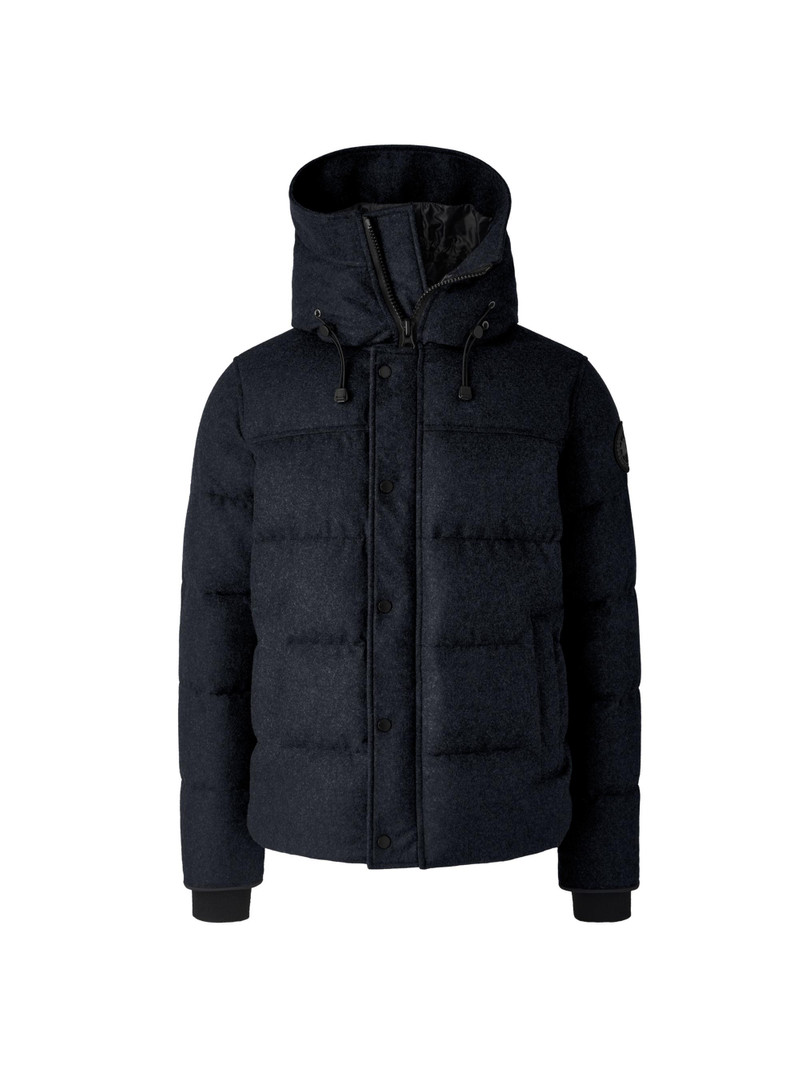 Men's Macmillan Hooded Down Wool Parka - Atlantic Navy 1
