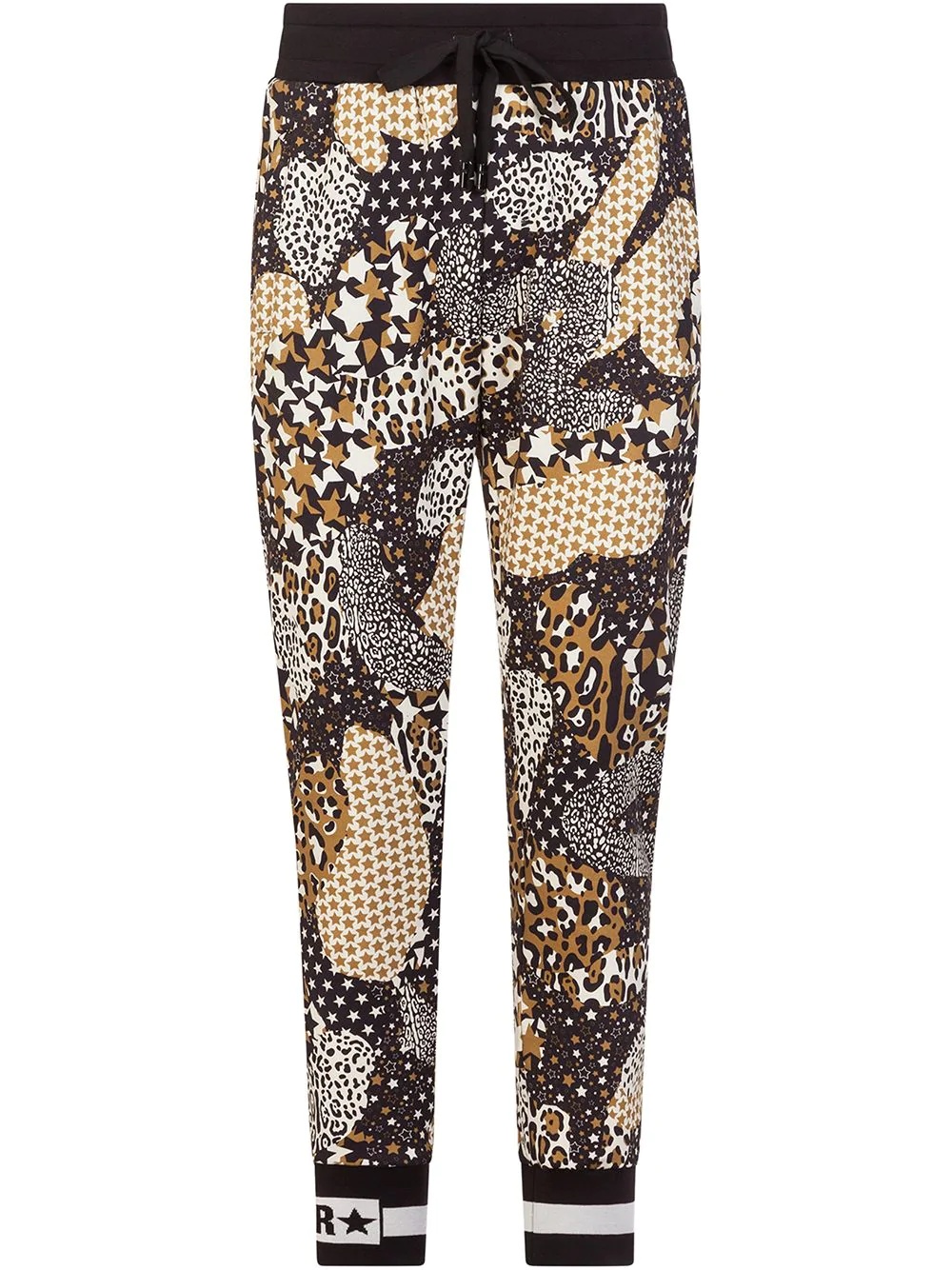 mix-print track pants - 1