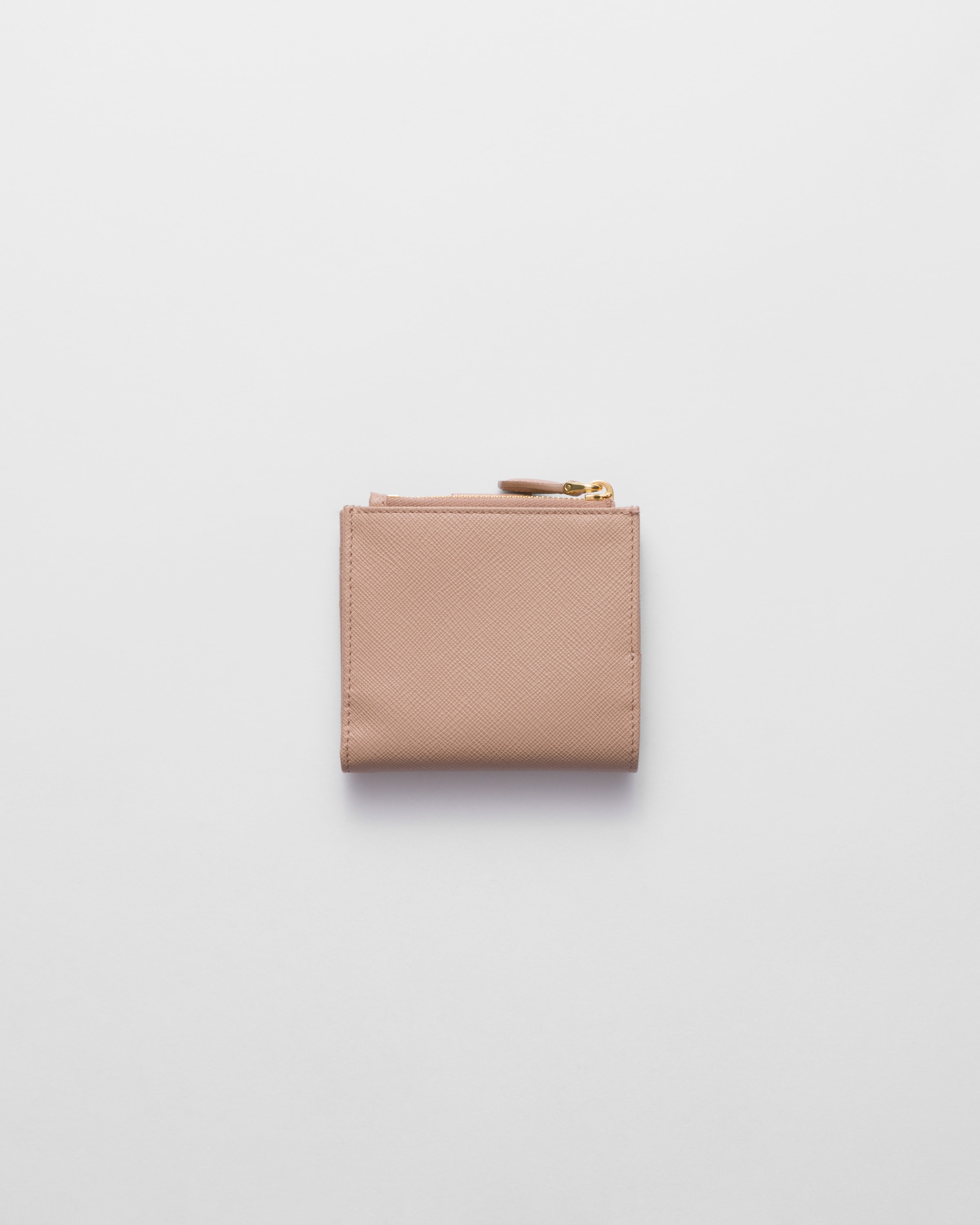 Small Saffiano and smooth leather wallet - 3
