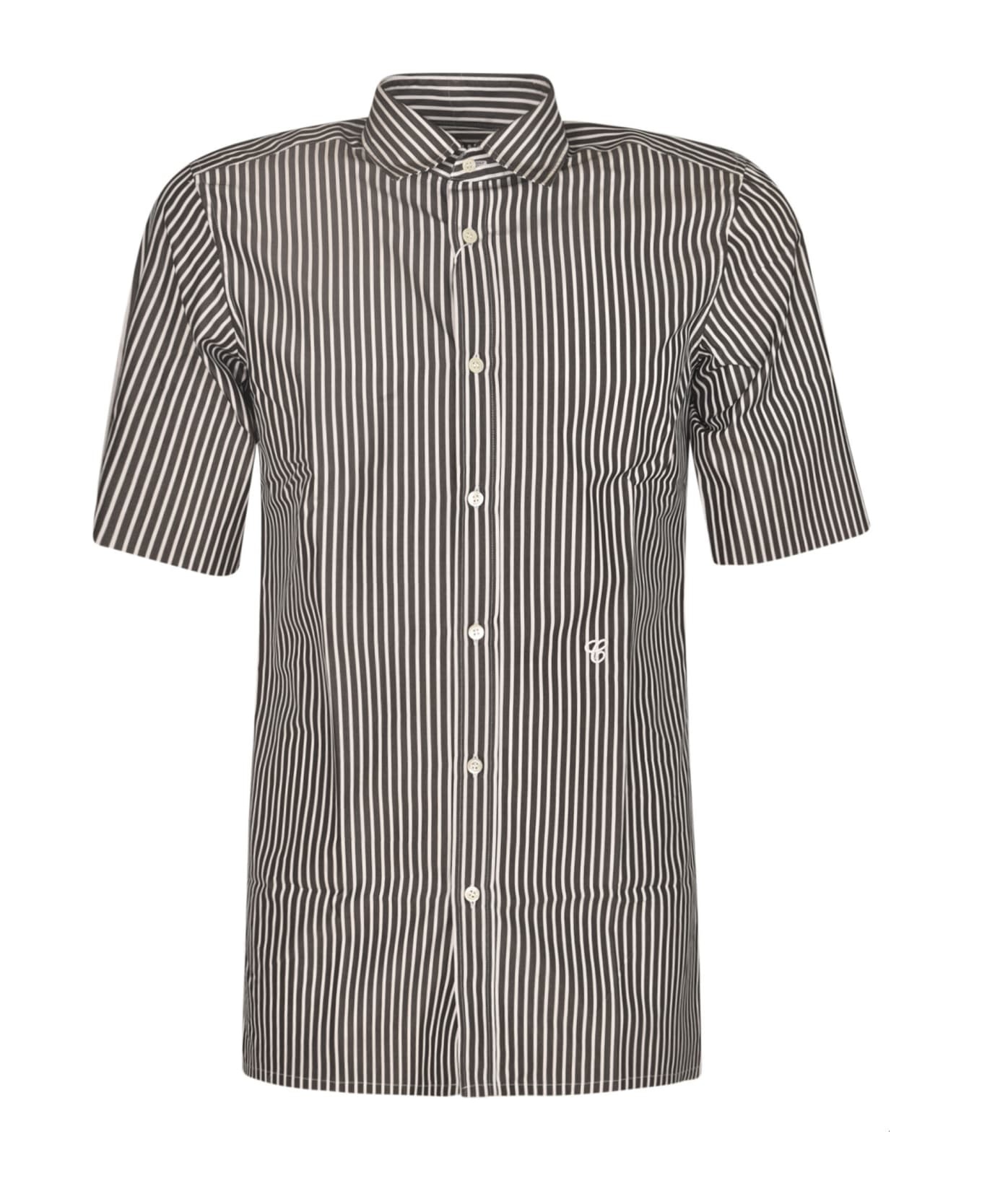 Short-sleeved Stripe Shirt - 1