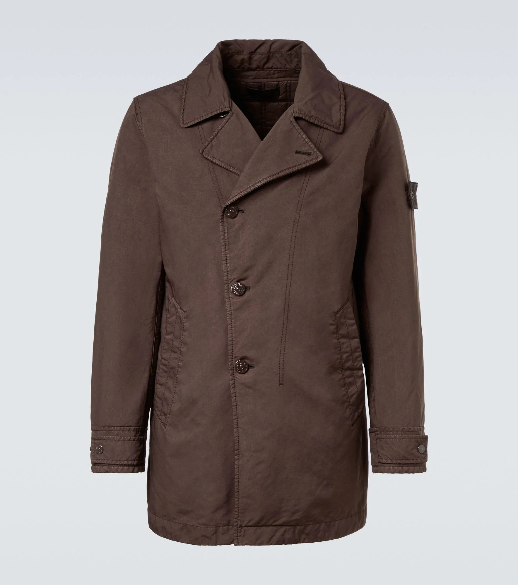 Ghost single-breasted car coat - 1