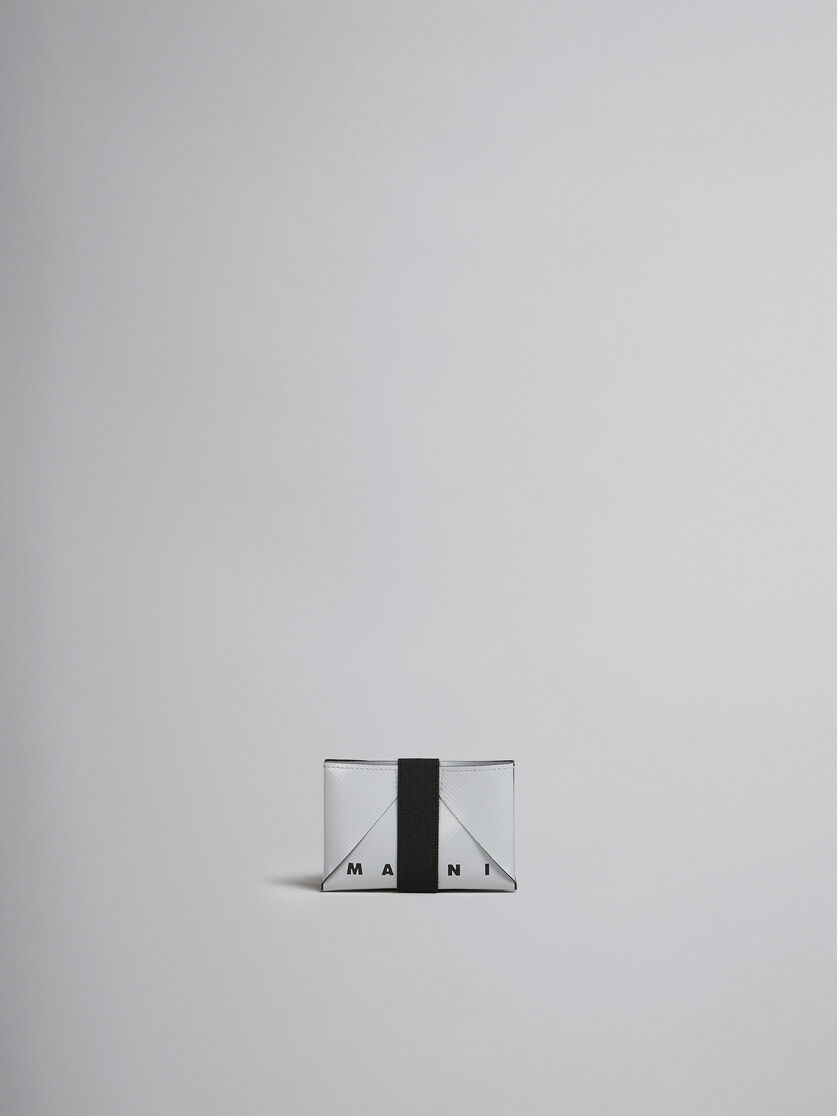 GREY AND BLACK ORIGAMI CARD CASE - 1