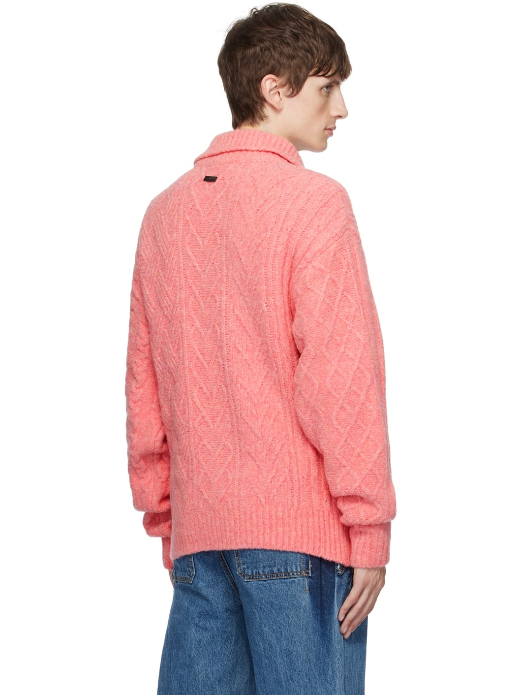 Pink Layered Collar Polo - 3