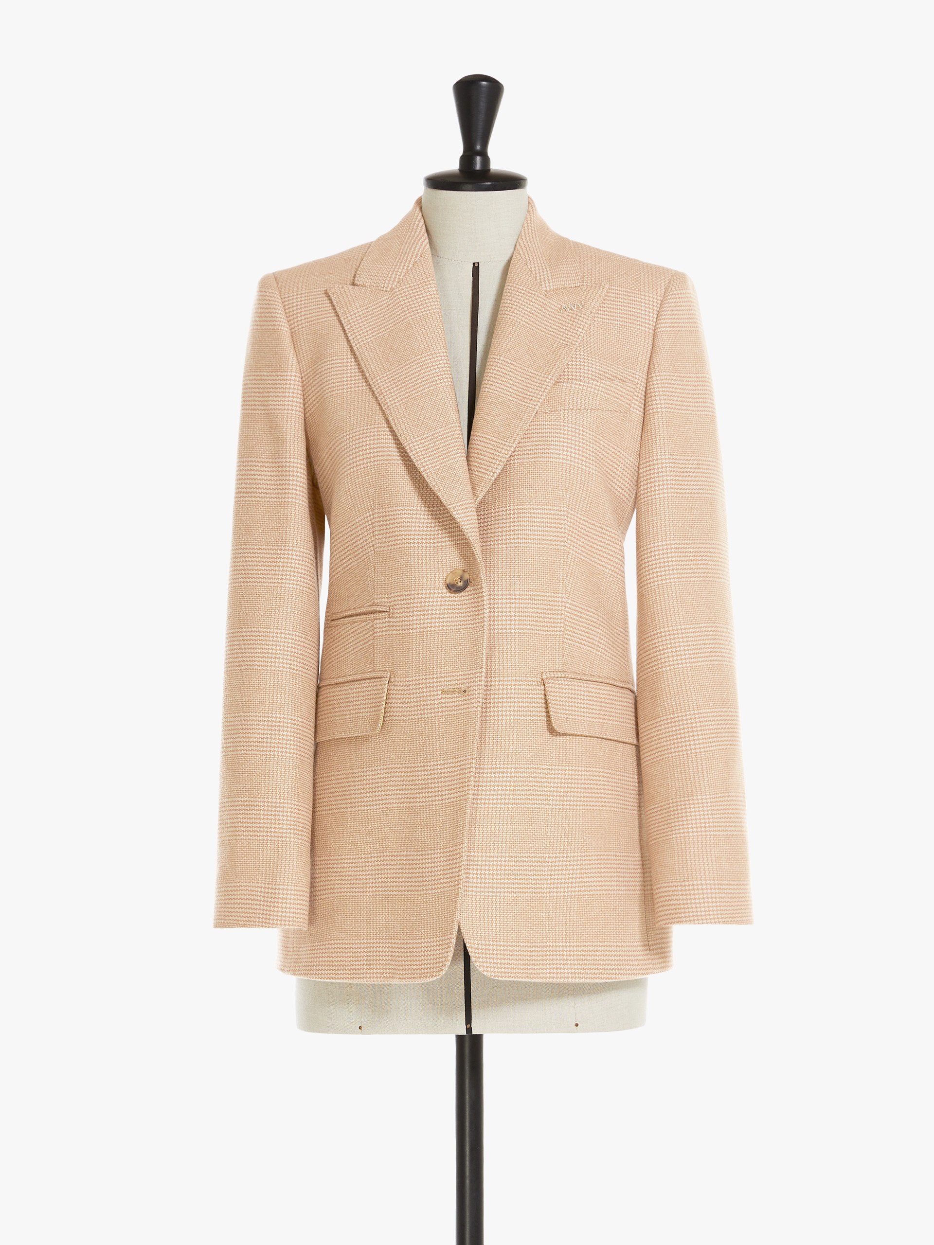 UNGHIA Wool and cashmere single-breasted blazer - 1