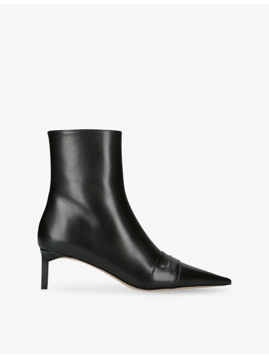Eva 55 Leather Heeled Ankle Boots - 1