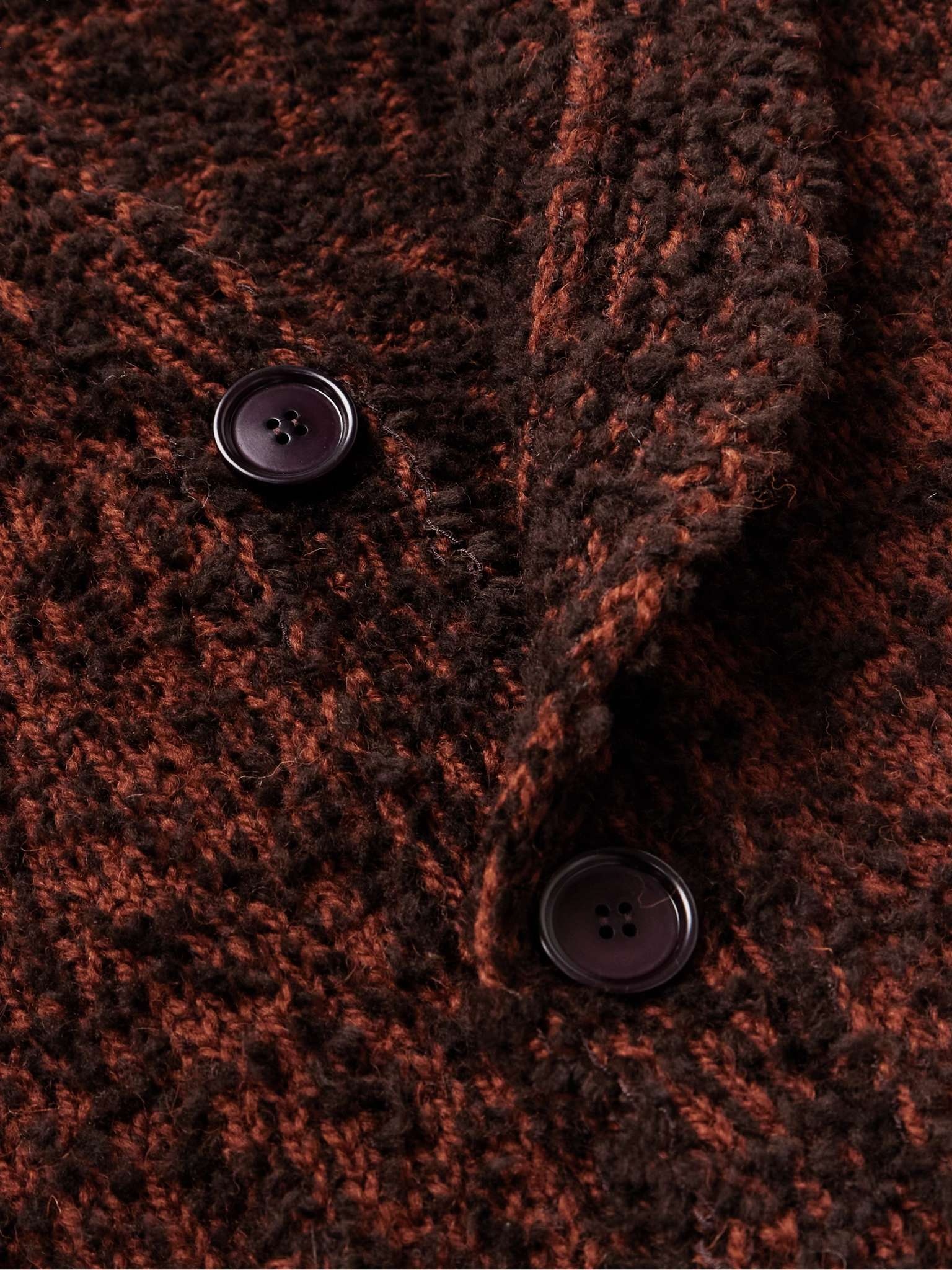 Oversized Wool-Blend Bouclé Cardigan - 4