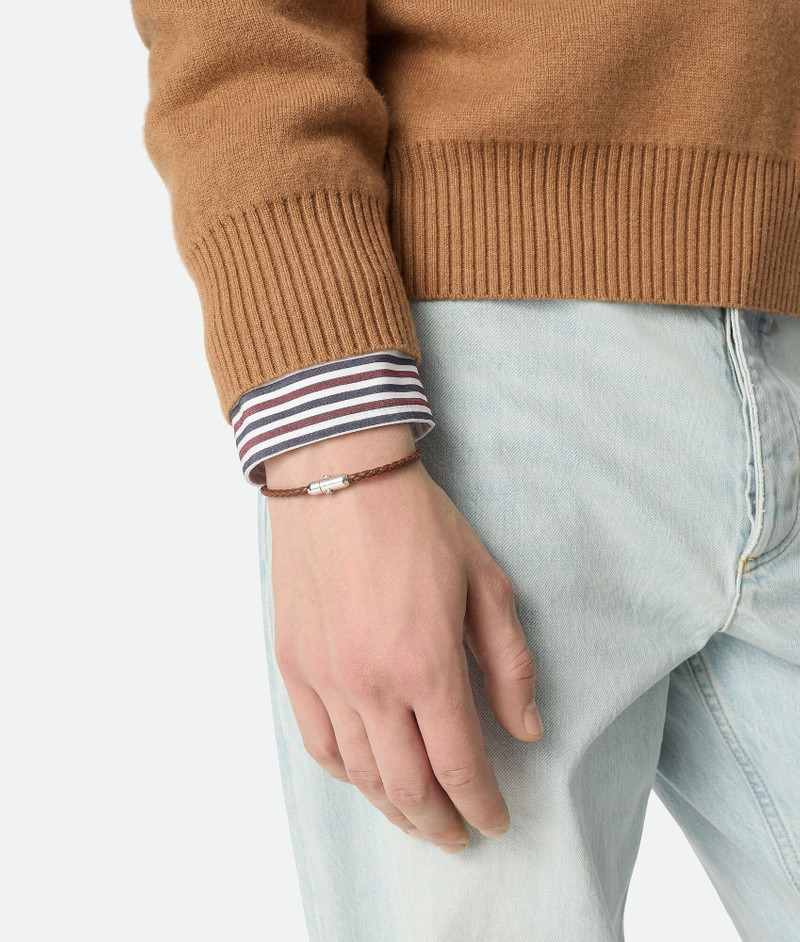 Bottega Veneta Leather Bracelet outlook