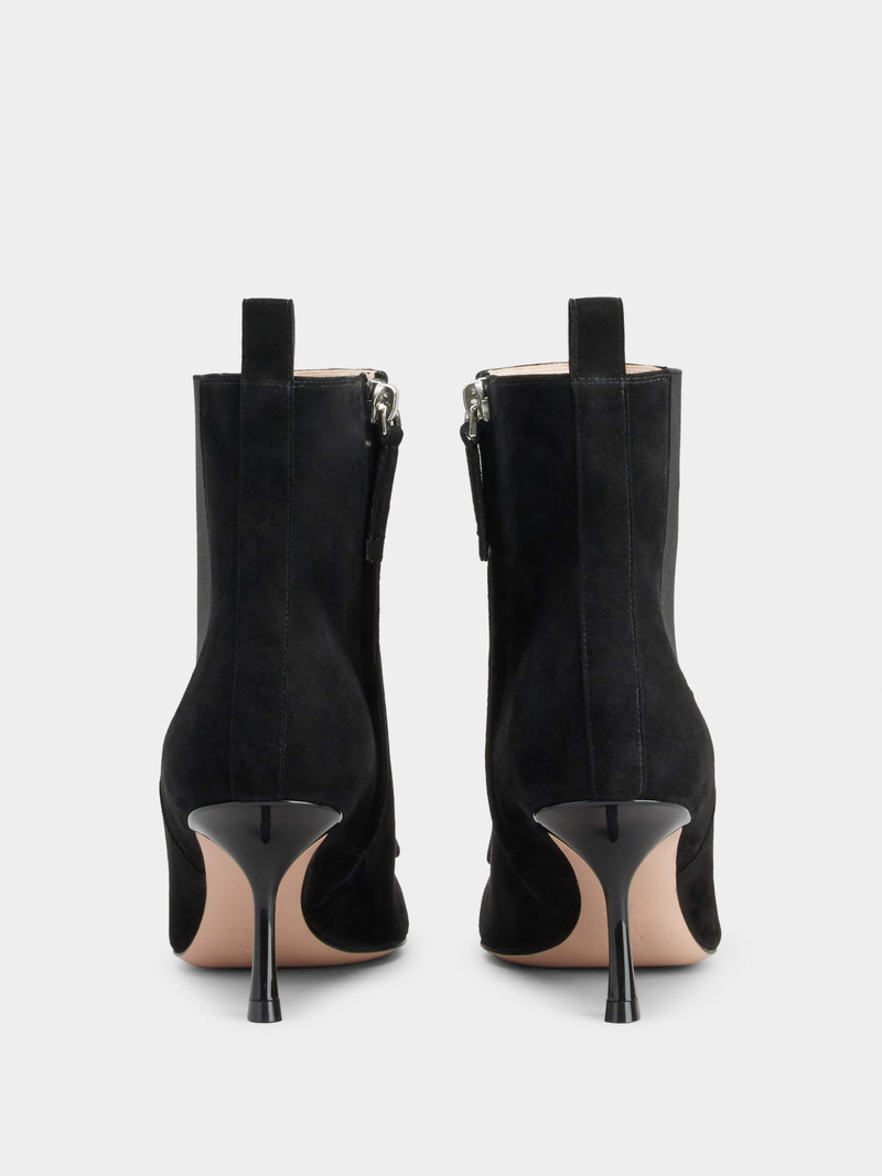 Roger Vivier Viv' in The City Booties in Suede outlook