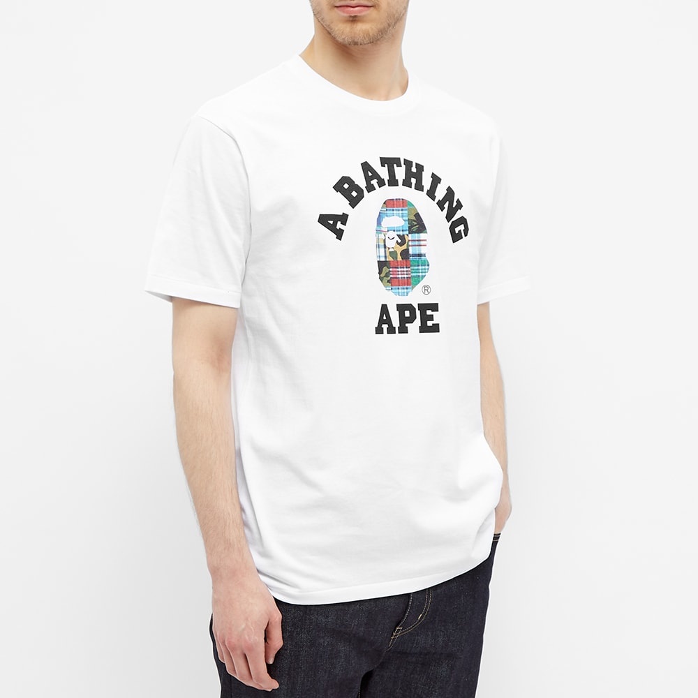 A Bathing Ape Patchwork College Tee - 4